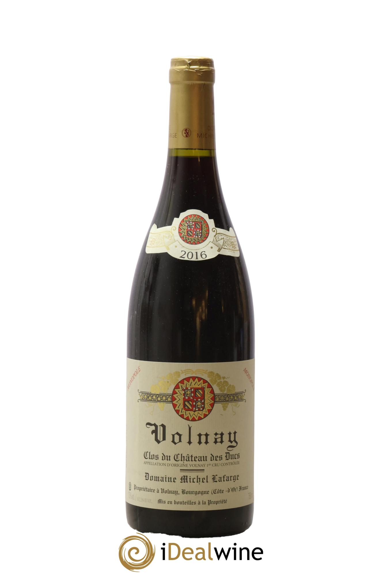 Volnay 1er Cru Clos du Château des Ducs Lafarge (Domaine) 2016 - Posten von 1 Flasche - 0