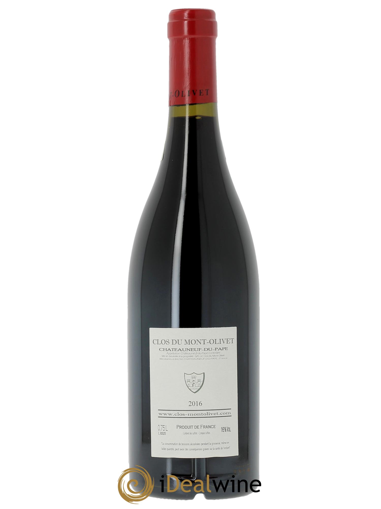Châteauneuf-du-Pape Clos du Mont-Olivet 2016 - Lot de 1 bouteille - 1