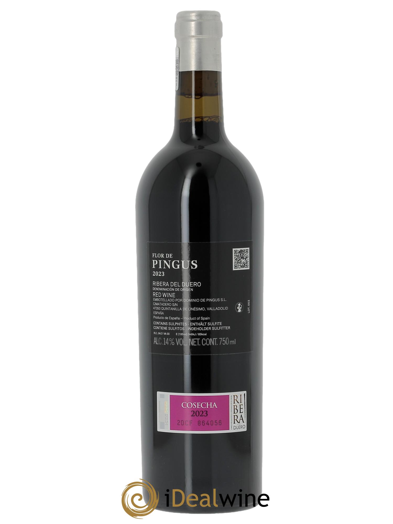 Ribera Del Duero Flor de Pingus Dominio de Pingus - Peter Sisseck 2023 - Lote de 1 botella - 1
