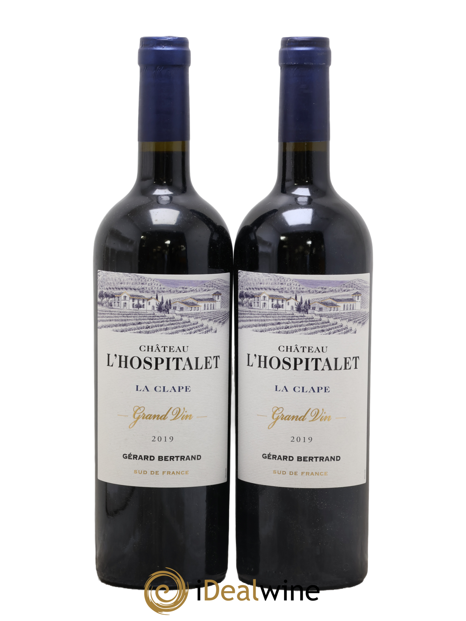 La Clape L'Hospitalet Gérard Bertrand 2019 - Lot de 2 bouteilles - 0