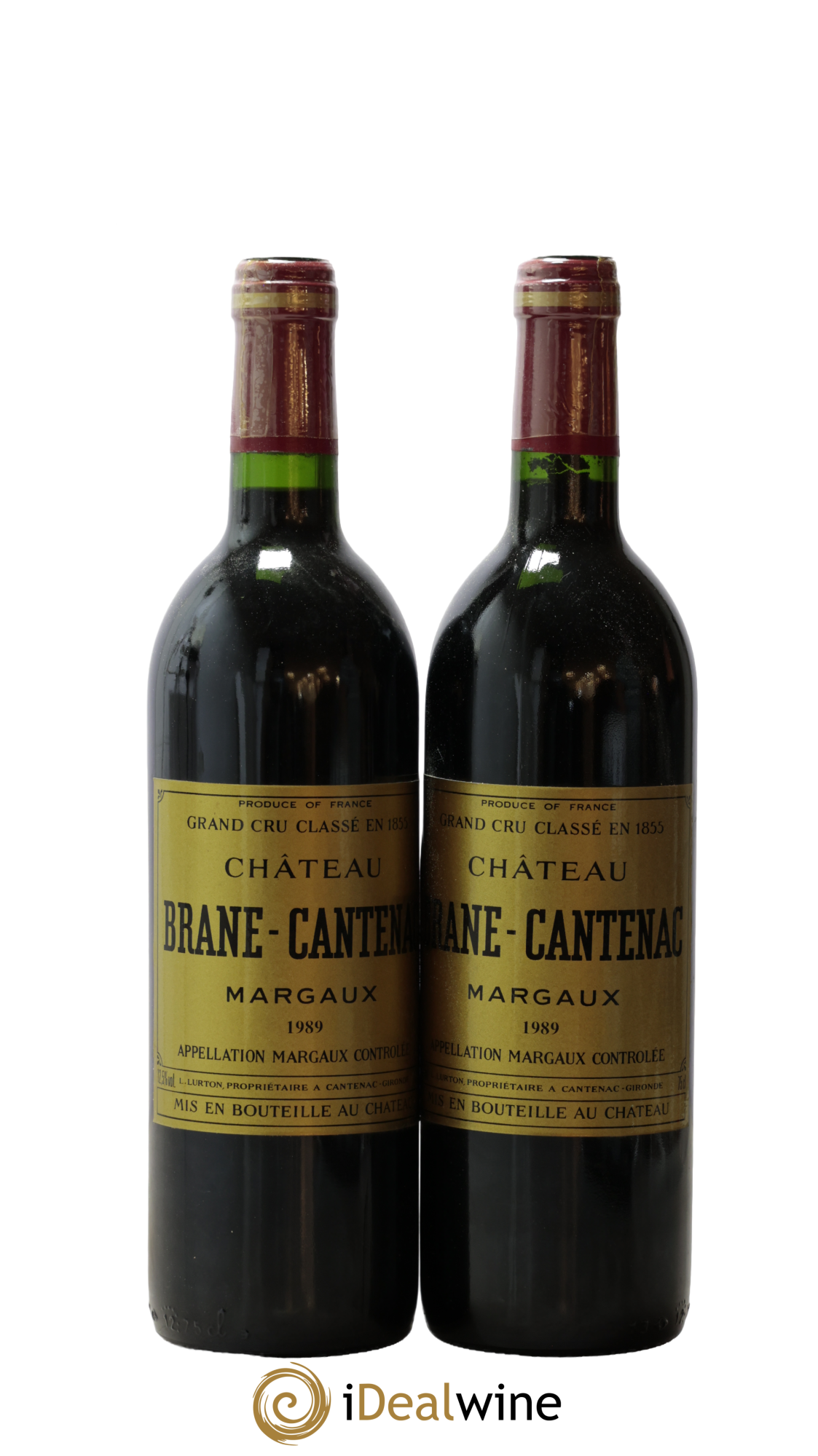 Château Brane Cantenac 2ème Grand Cru Classé 1989 - Lot of 2 bottles - 0
