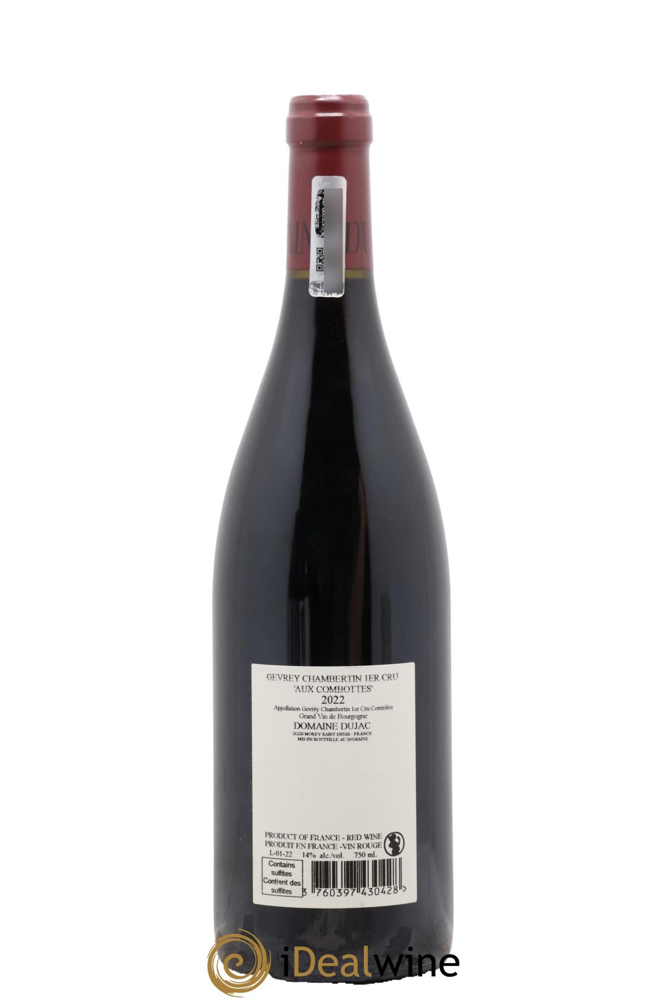 Gevrey-Chambertin 1er Cru Aux Combottes Dujac (Domaine) 2022 - Lote de 1 botella - 1