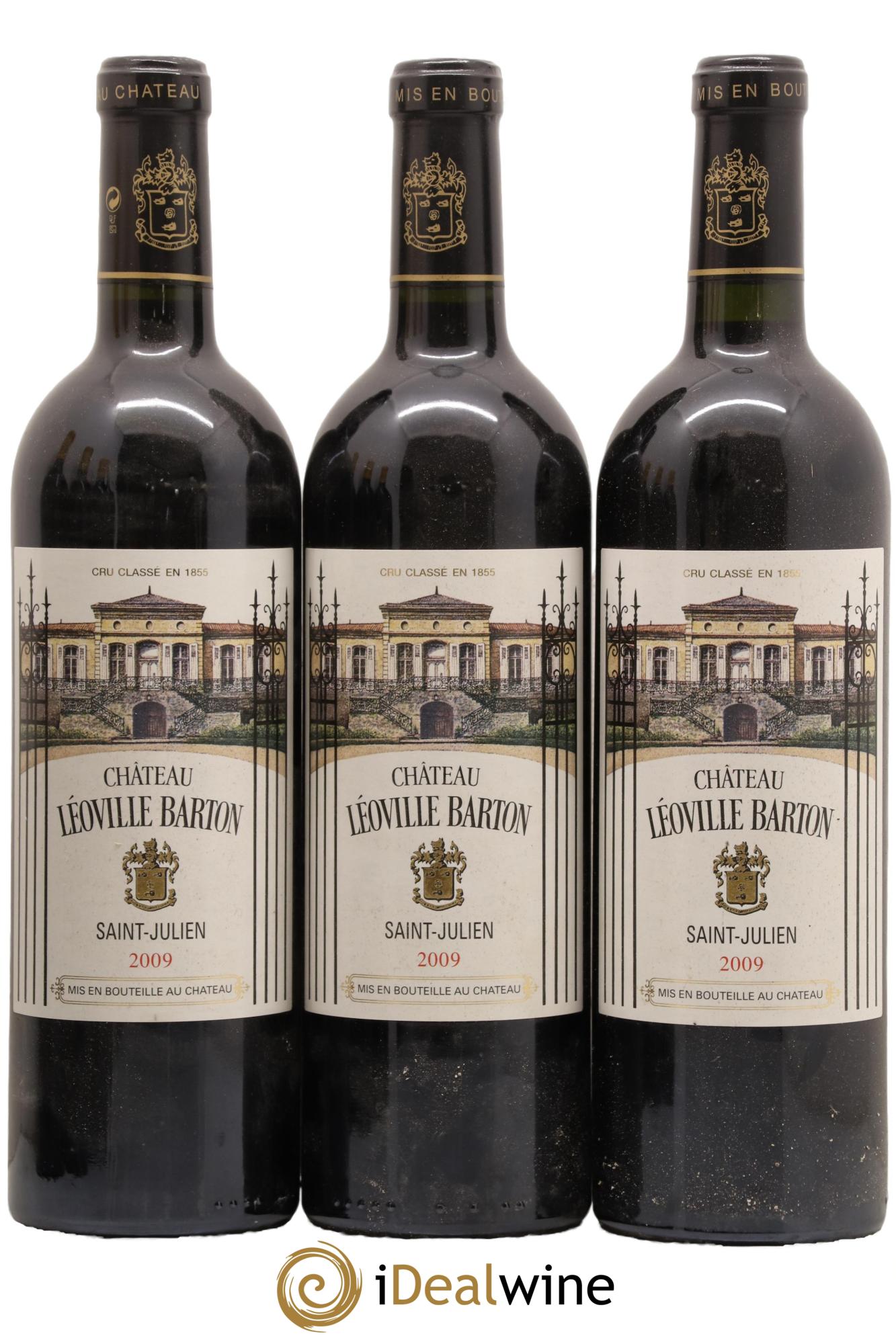 Château Léoville Barton 2ème Grand Cru Classé 2009 - Lot de 3 bouteilles - 0