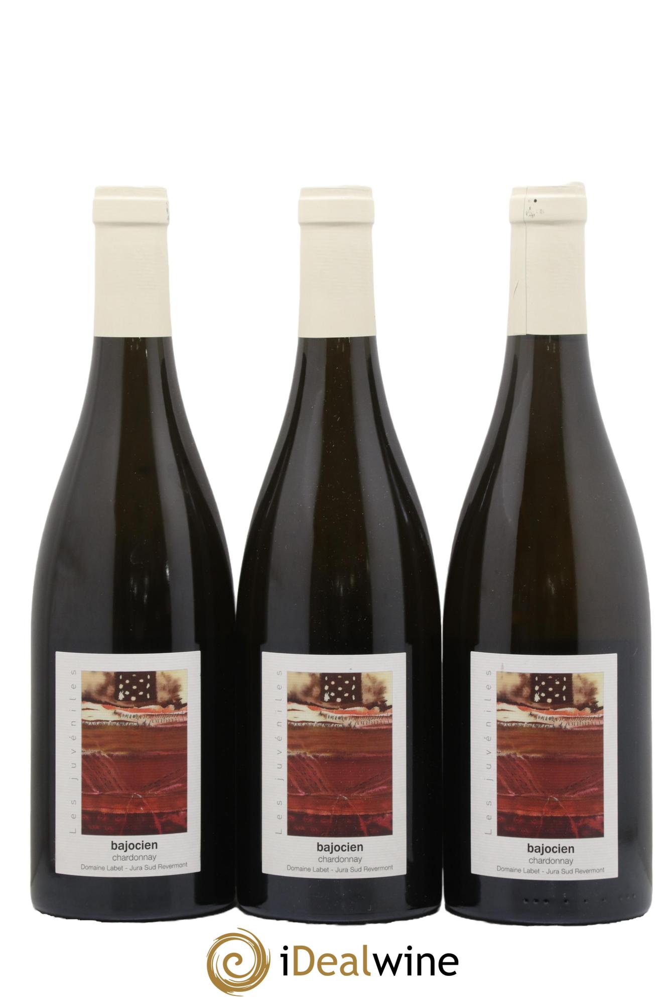 Côtes du Jura Chardonnay Bajocien Romain - Julien  - Charline Labet 2022 - Lot de 3 bouteilles - 0