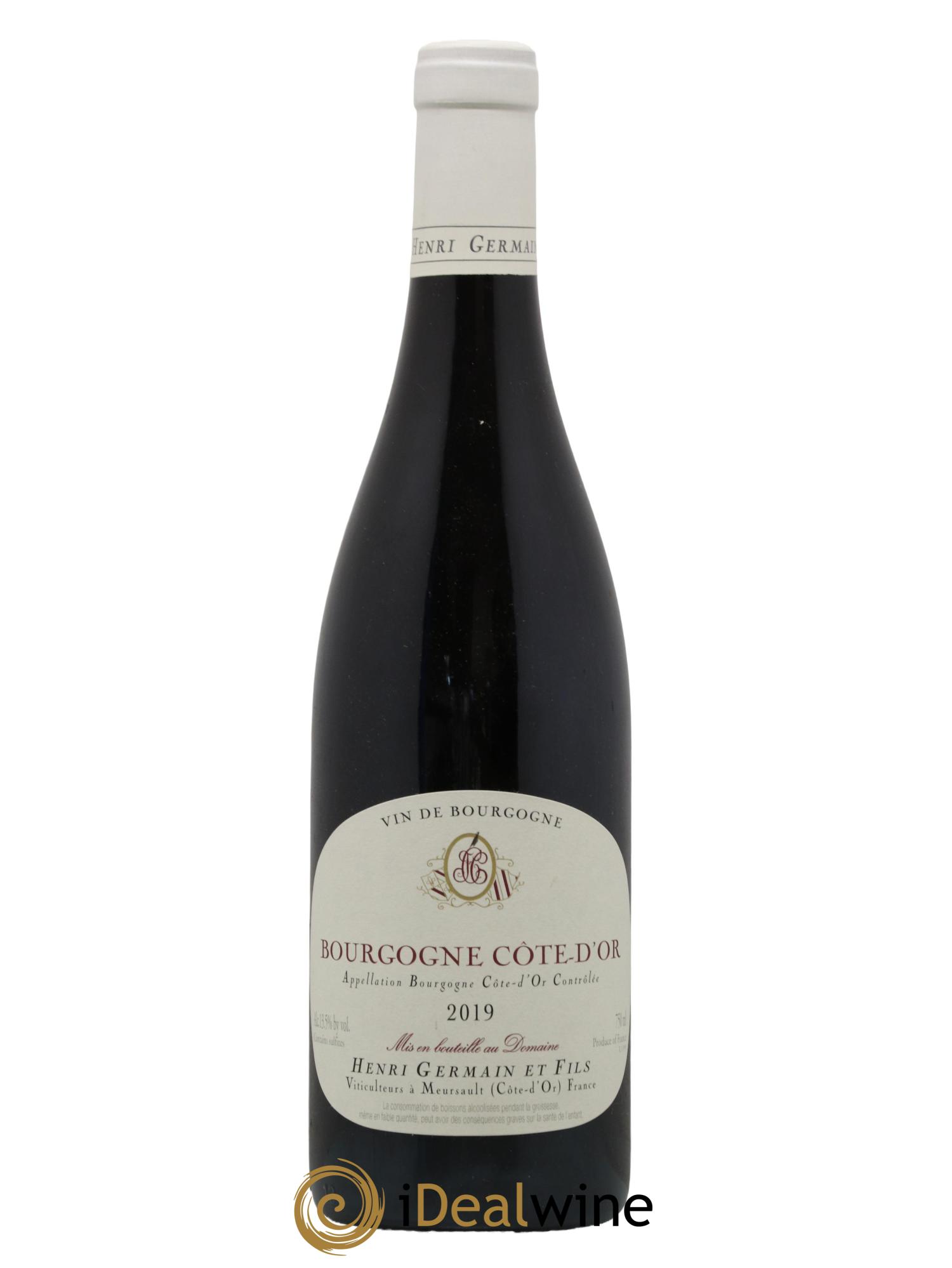 Bourgogne Cote d Or Henri Germain et Fils 2019 - Lot de 1 bouteille - 0
