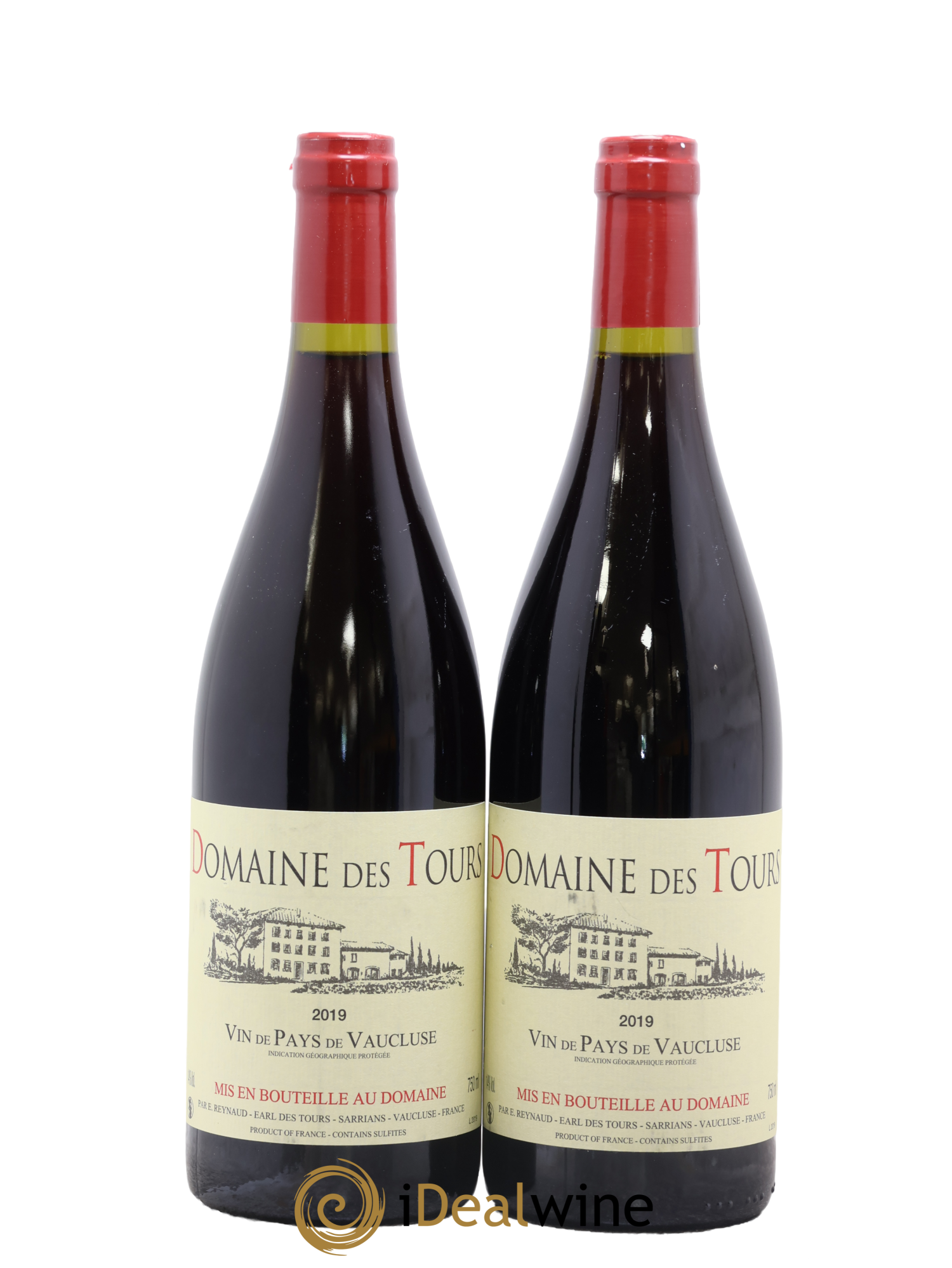 Vaucluse (Vin de Pays de Vaucluse) Domaine des Tours Emmanuel Reynaud 2019 - Lotto di 2 bottiglie - 0