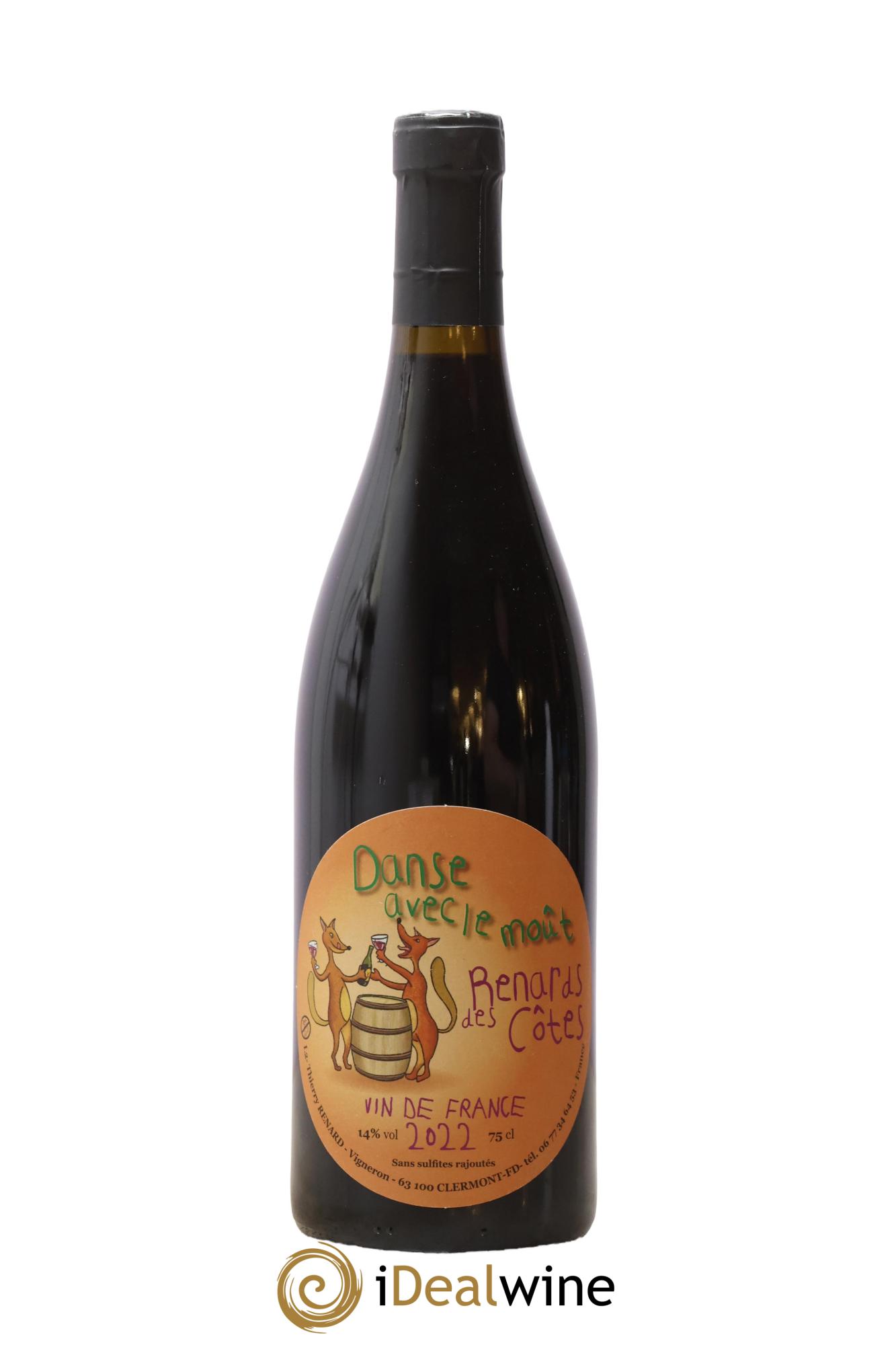 Vin de France Danse avec le moût Renards des Côtes - Thierry Renard 2022 - Lot de 1 bouteille - 0