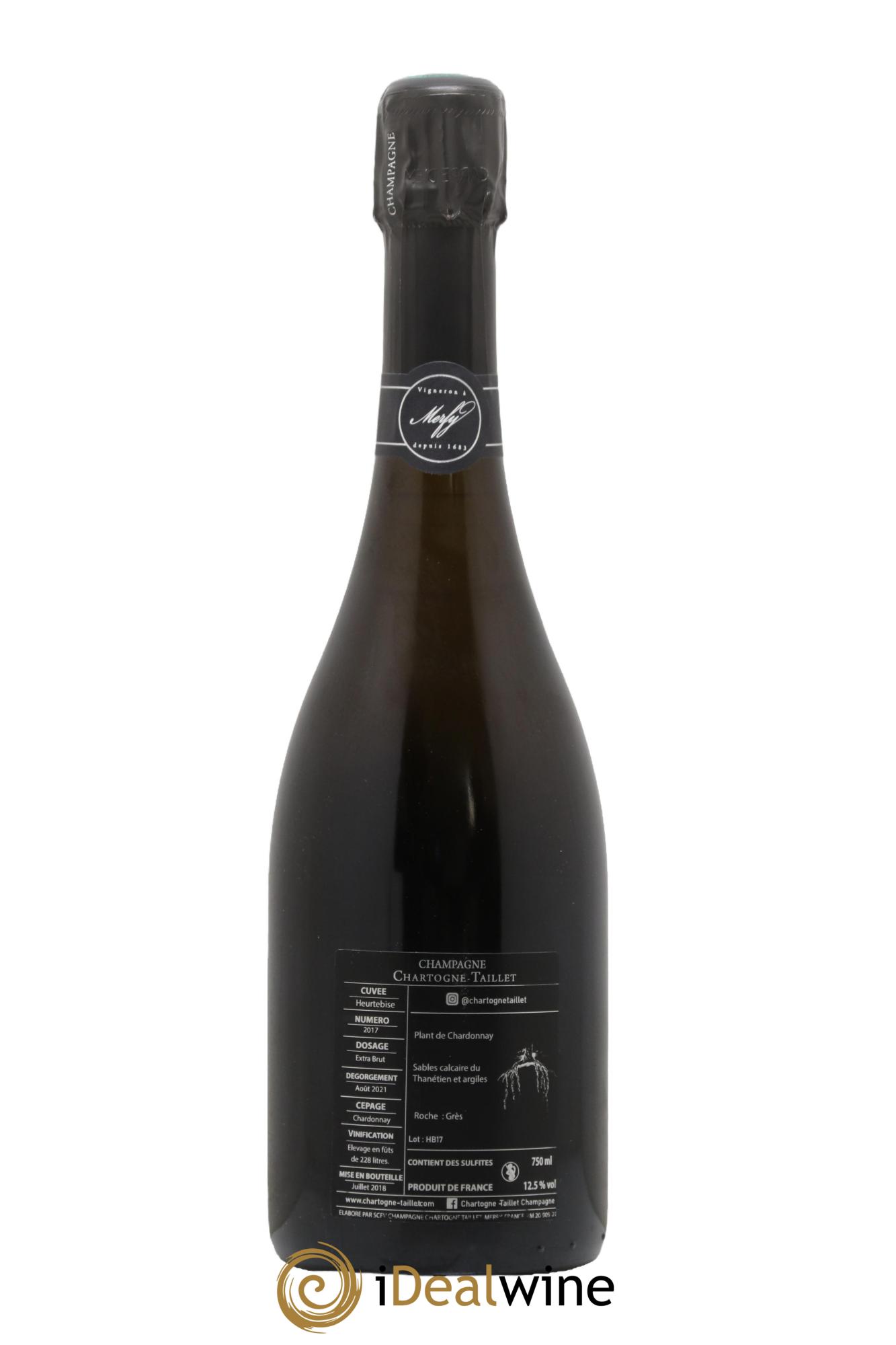 Heurtebise Blanc de Blancs Brut Chartogne-Taillet 2017 - Lot de 1 bouteille - 1