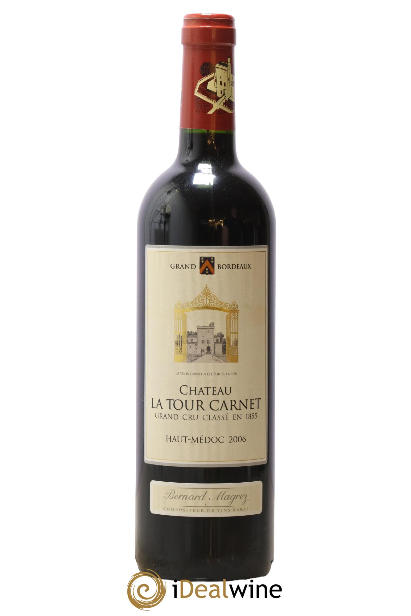Château la Tour Carnet 4ème Grand Cru Classé 2006 - Posten von 1 Flasche - 0
