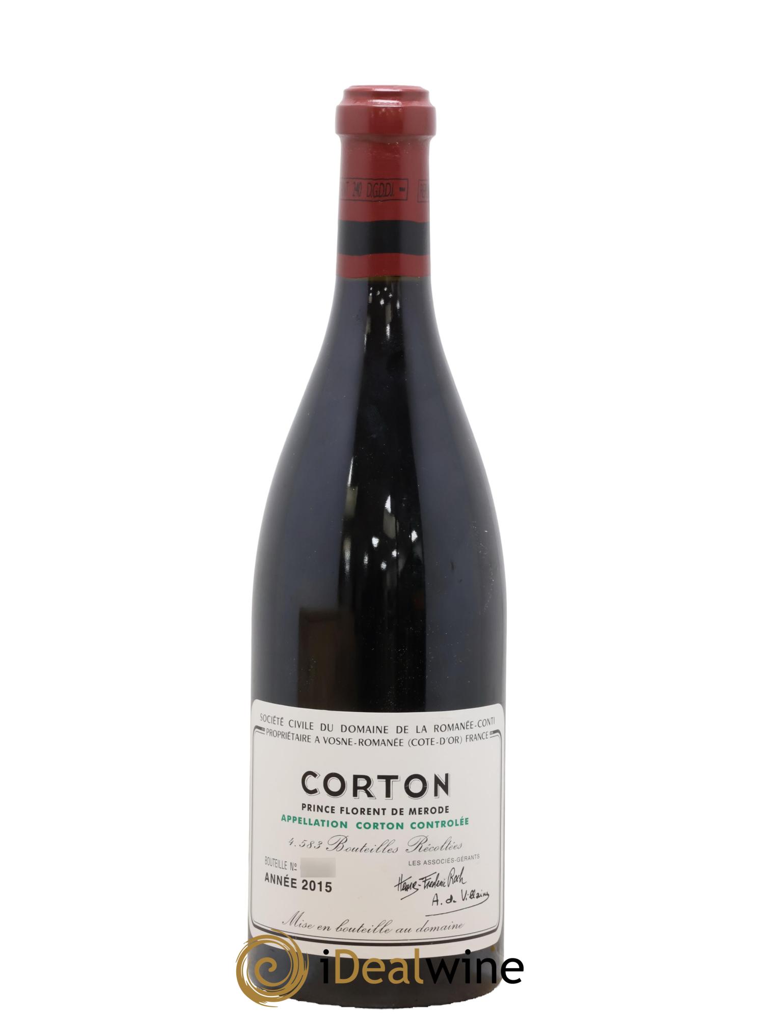 Corton Grand Cru Domaine de la Romanée-Conti 2015 - Lot of 1 bottle - 1