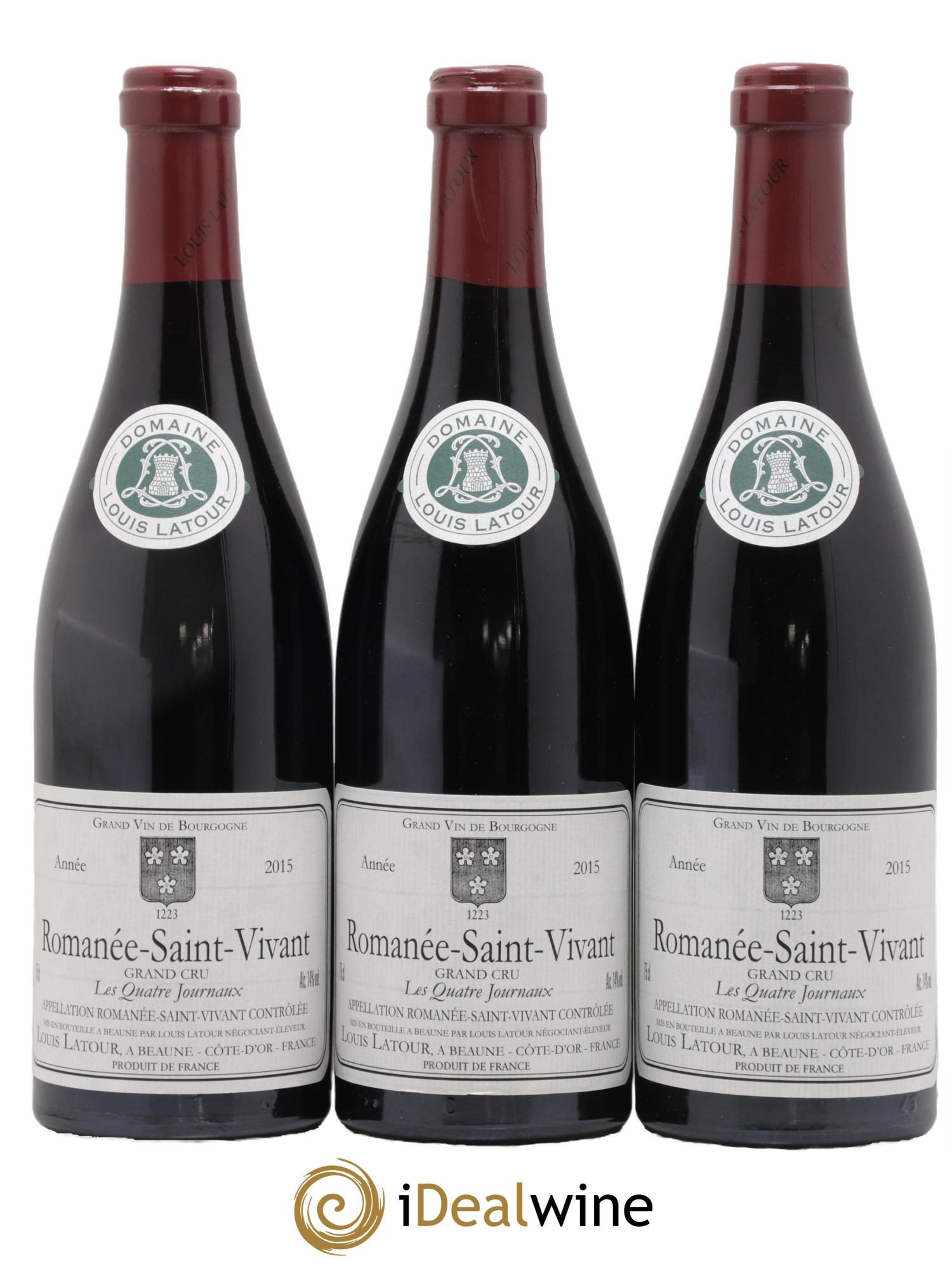 Romanée-Saint-Vivant Grand Cru Les Quatre Journaux Louis Latour 2015 - Lot de 6 bouteilles - 2
