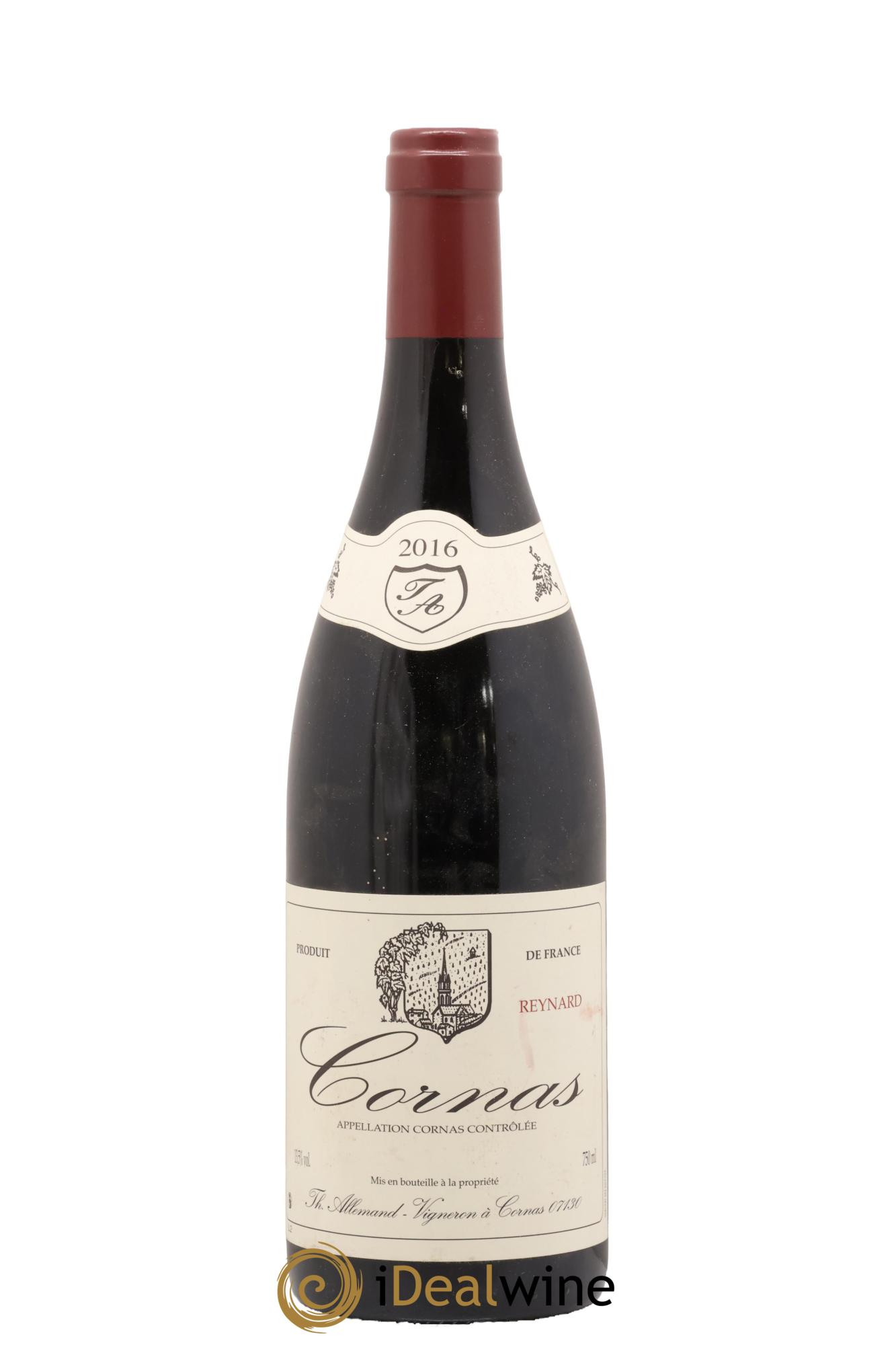 Cornas Reynard Thierry Allemand 2016 - Lot of 1 bottle - 0