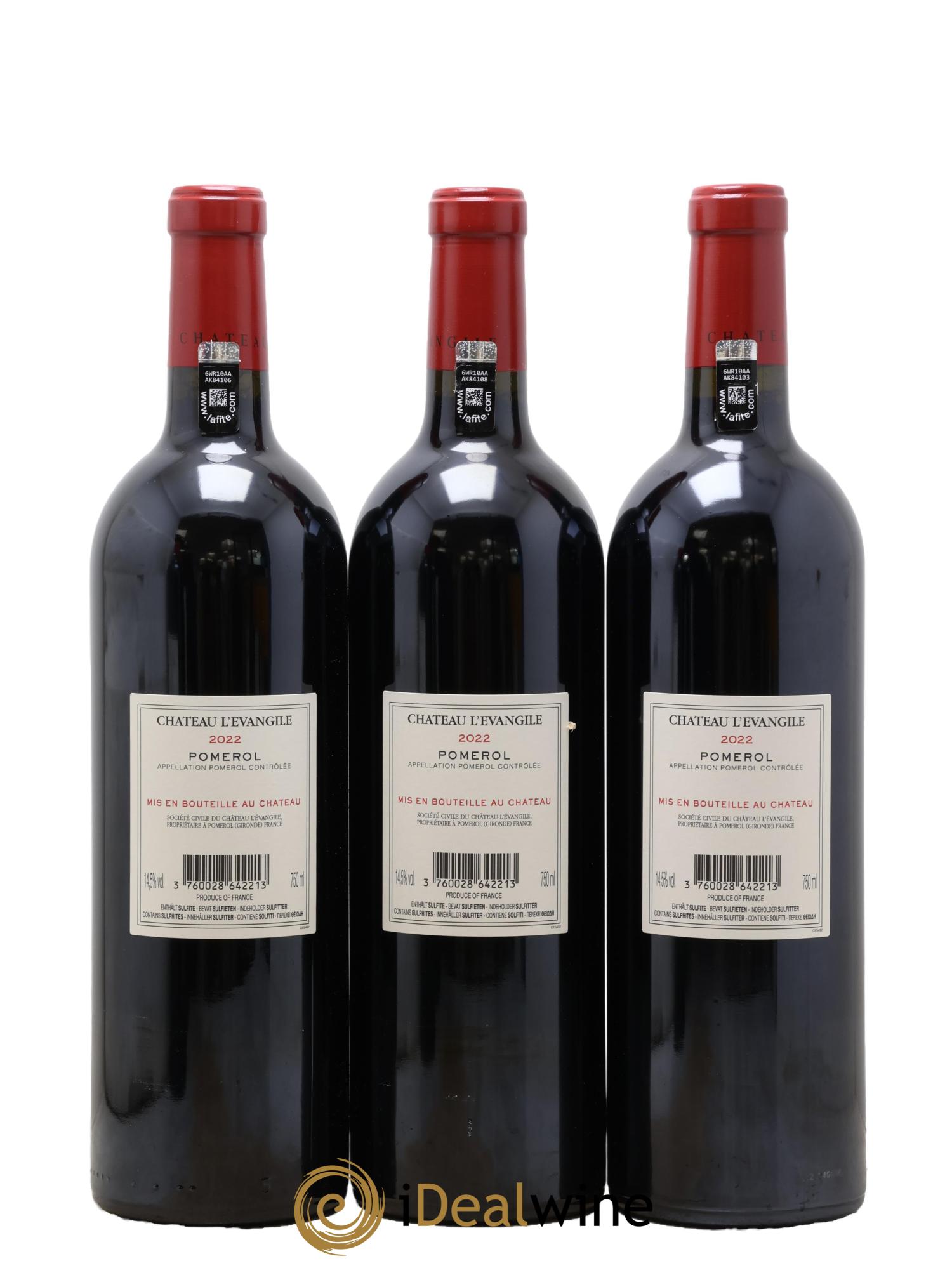 Château l' Évangile  2022 - Lot de 6 bouteilles - 2