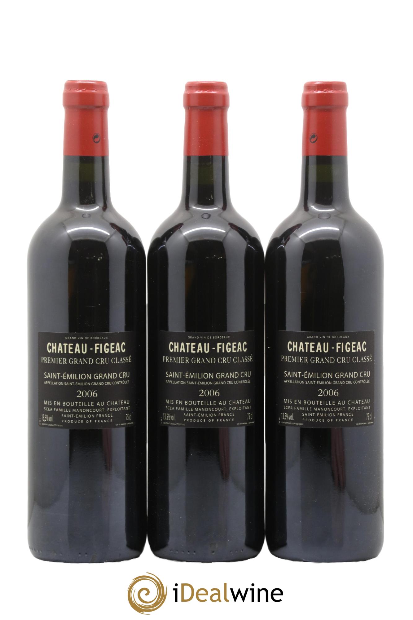 Château Figeac 1er Grand Cru Classé A 2006 - Posten von 12 Flaschen - 6