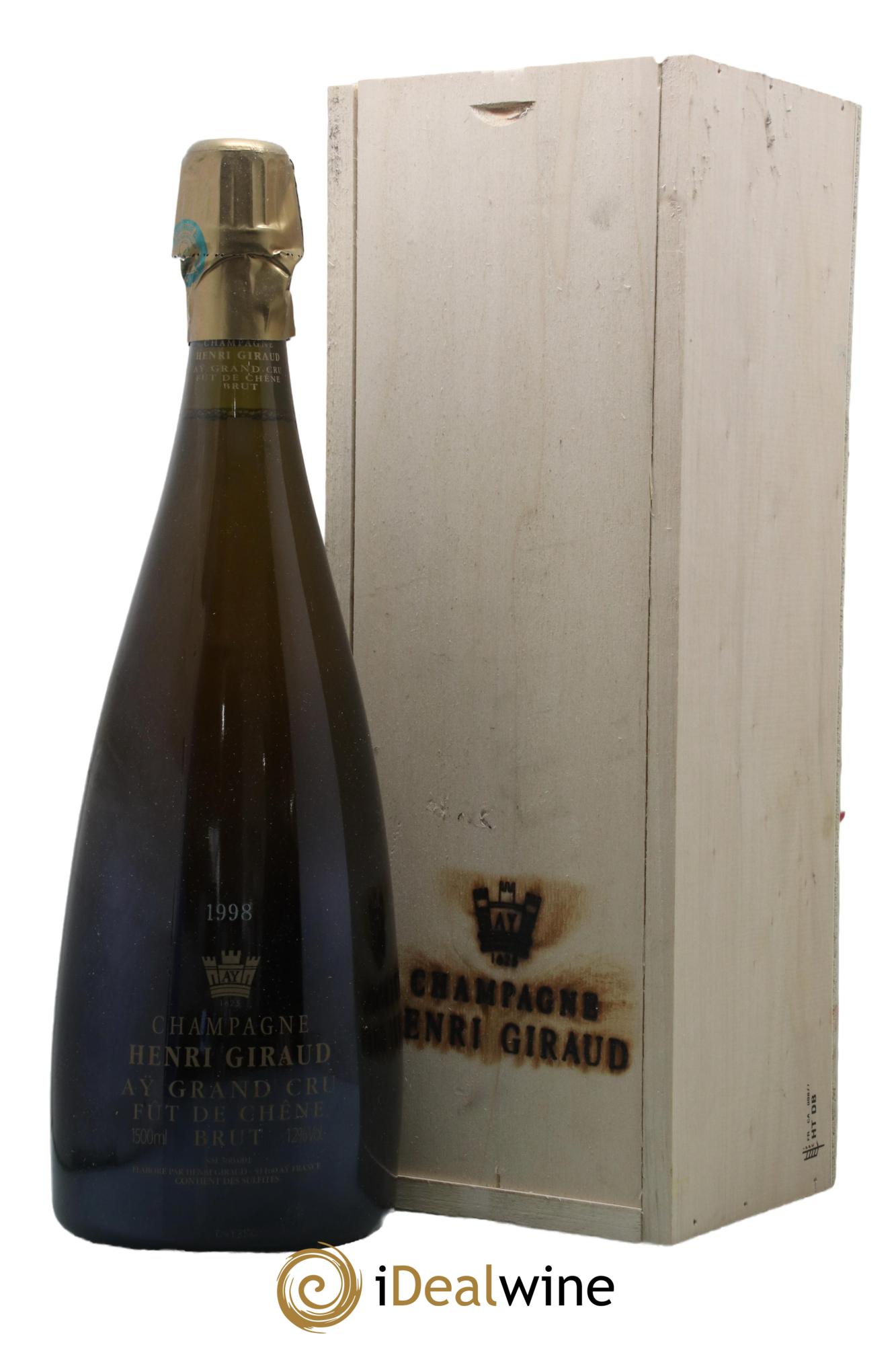 Aÿ Grand Cru Brut Fût de Chêne Henri Giraud 1998 - Lot of 1 magnum - 0