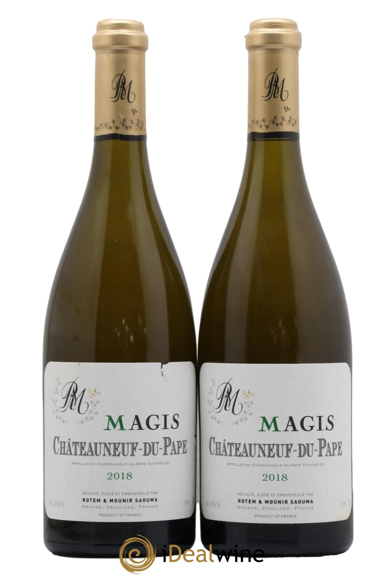 Châteauneuf-du-Pape Magis Rotem & Mounir Saouma 2018 - Lot de 2 bouteilles - 0