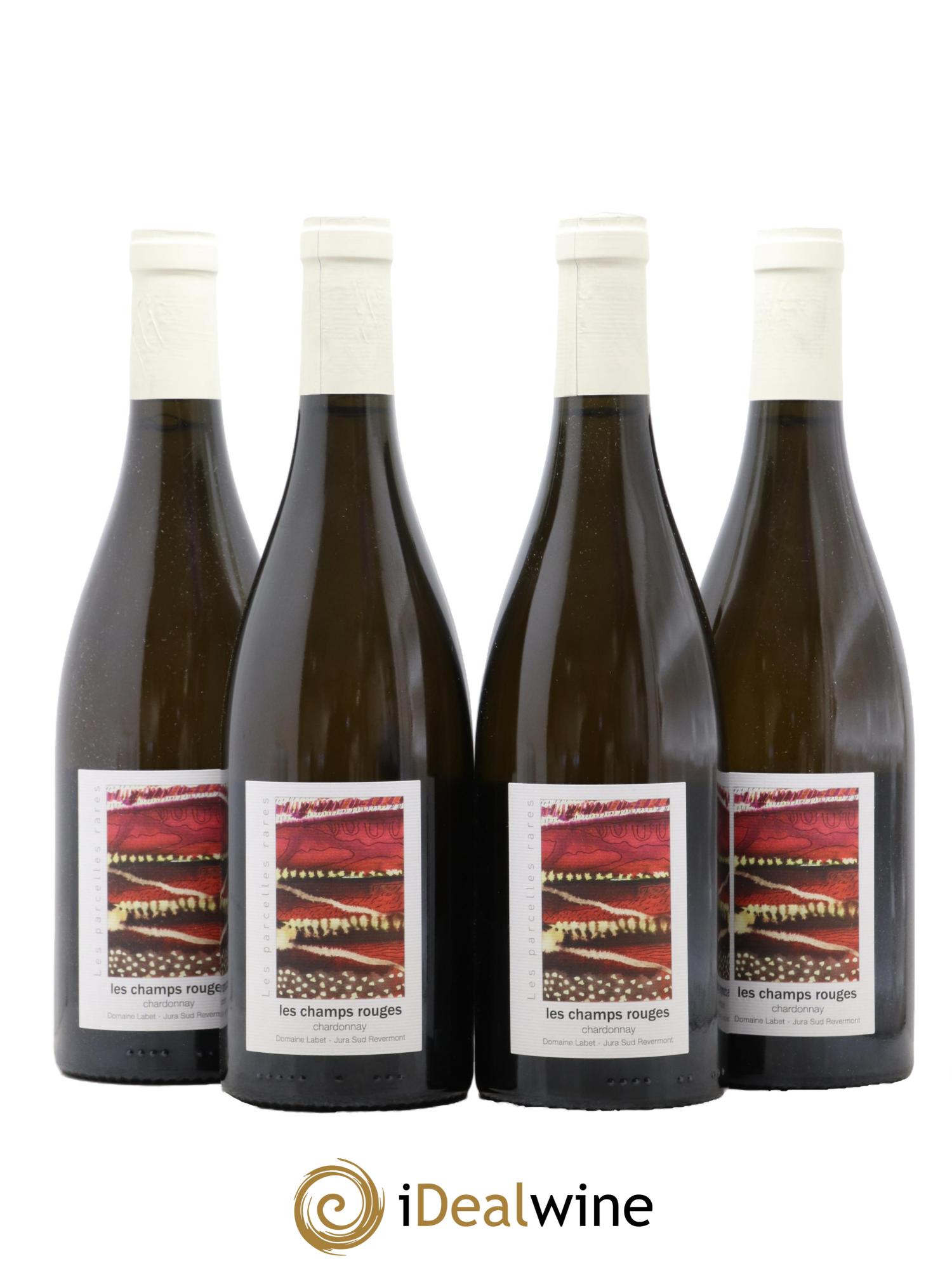 Côtes du Jura Chardonnay Les Champs Rouges Romain - Julien - Charline Labet 2018 - Posten von 4 Flaschen - 0