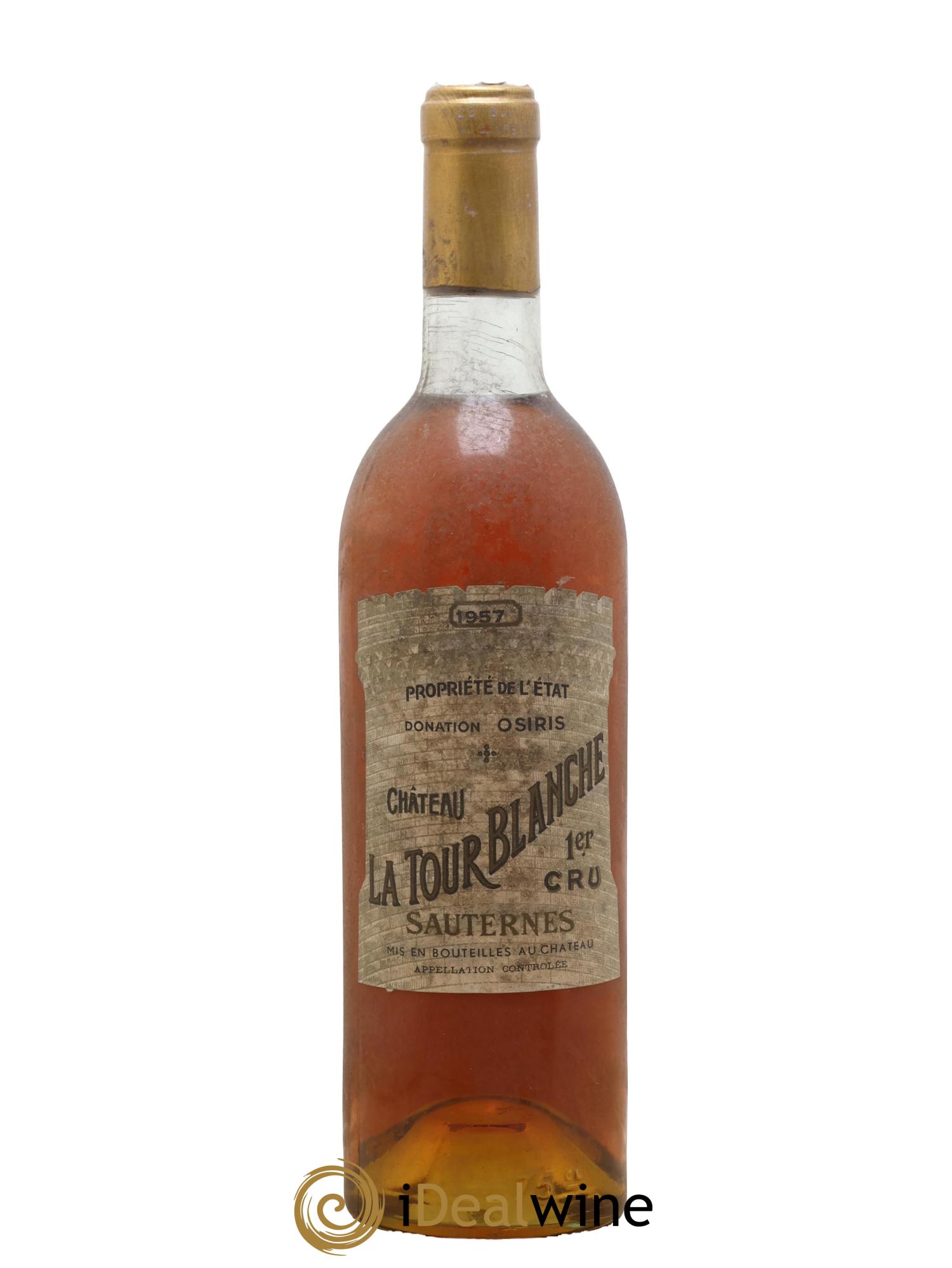 Château la Tour Blanche 1er Grand Cru Classé 1957 - Lotto di 1 bottiglia - 0