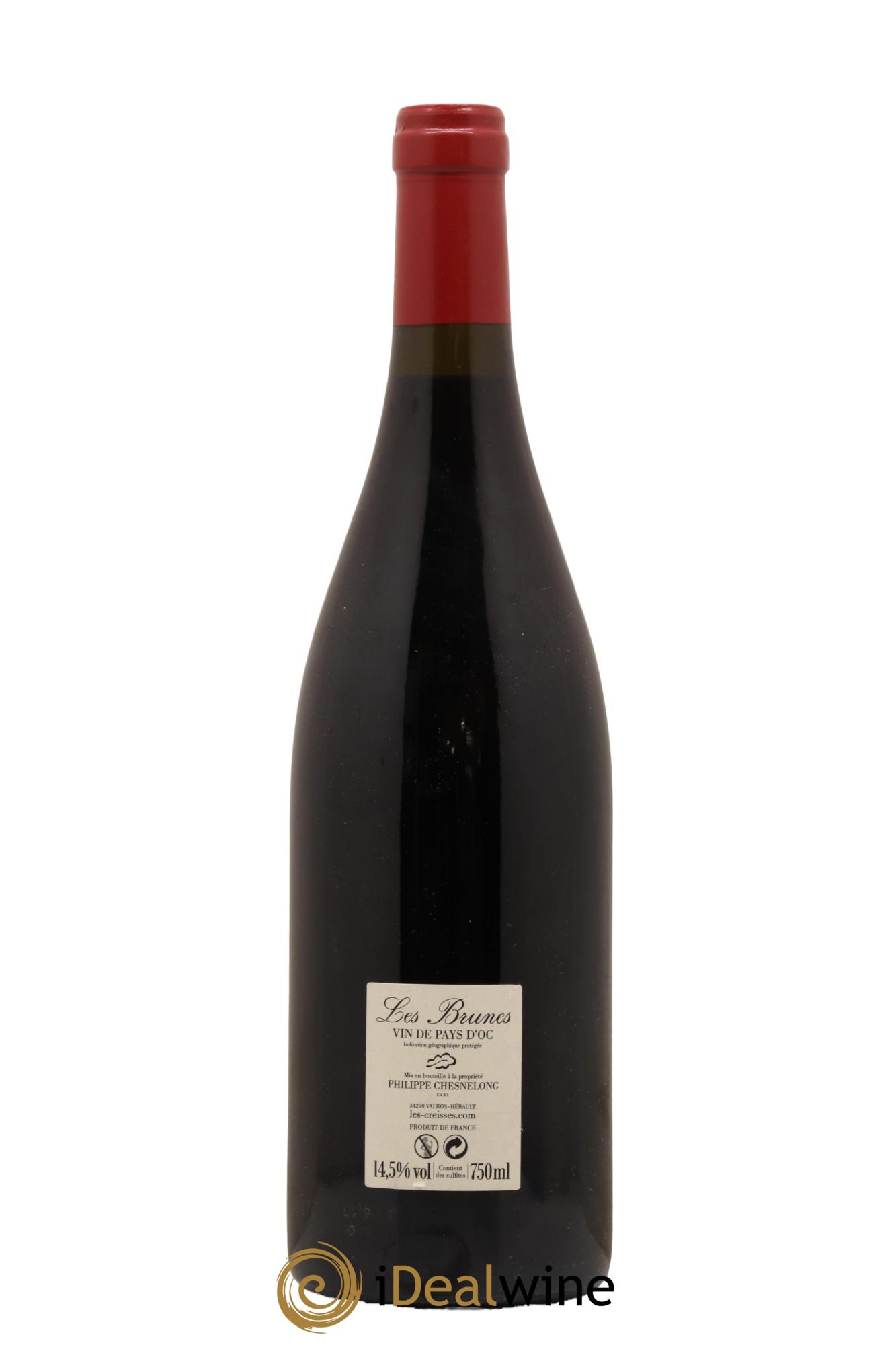 Vin de France Les Brunes Les Creisses (Domaine) Les Brunes Domaine Les Creisses 2017 - Lot de 1 bouteille - 1