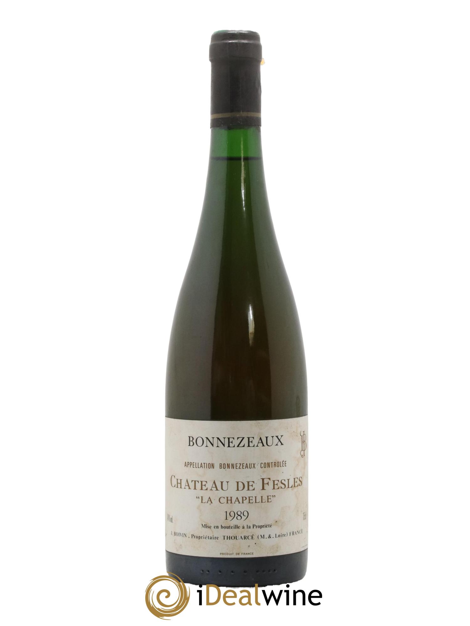 Bonnezeaux La Chapelle Château de Fesles 1989 - Lotto di 1 bottiglia - 0