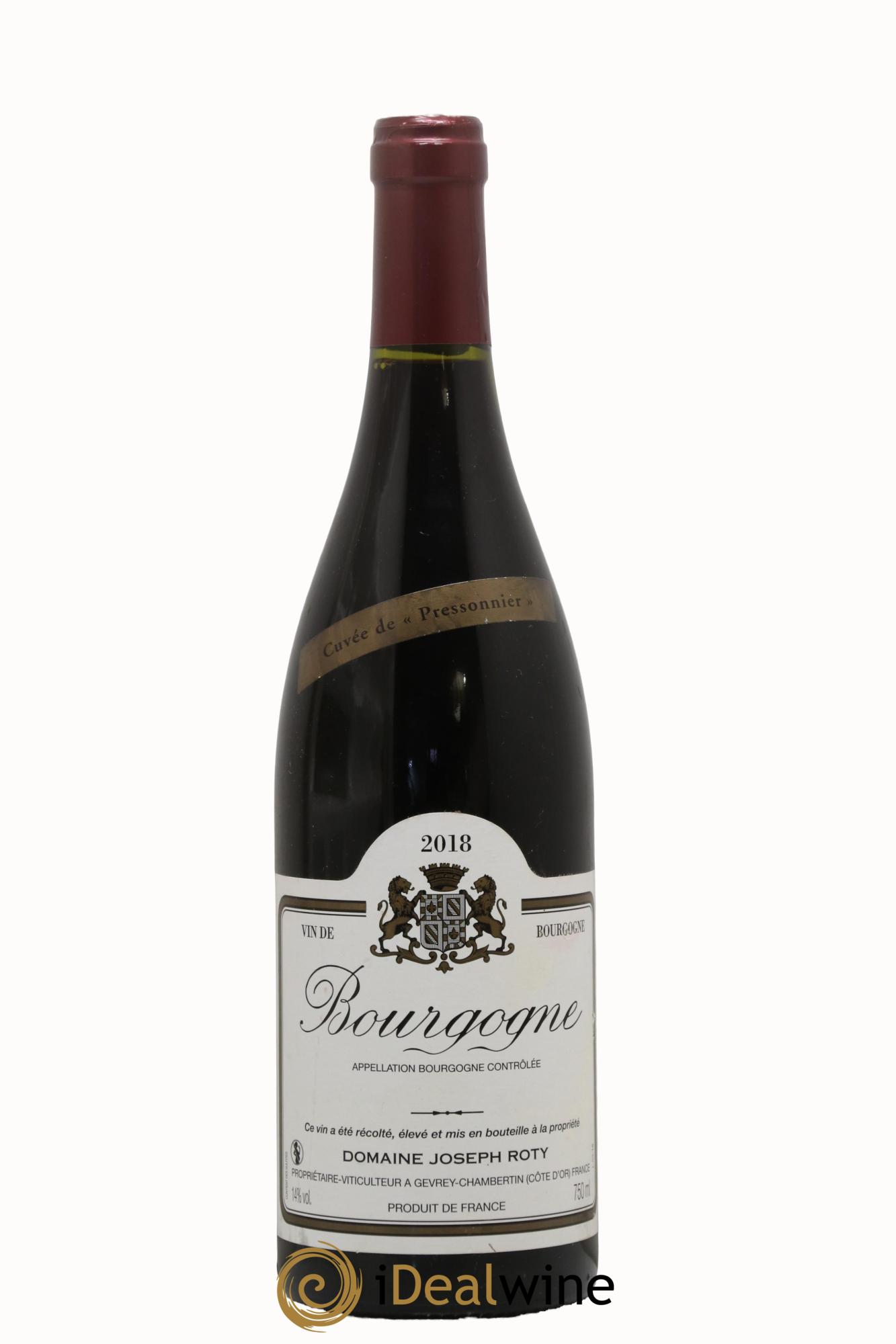 Bourgogne Cuvée de Pressonnier Joseph Roty (Domaine) 2018 - Lot de 1 bouteille - 0