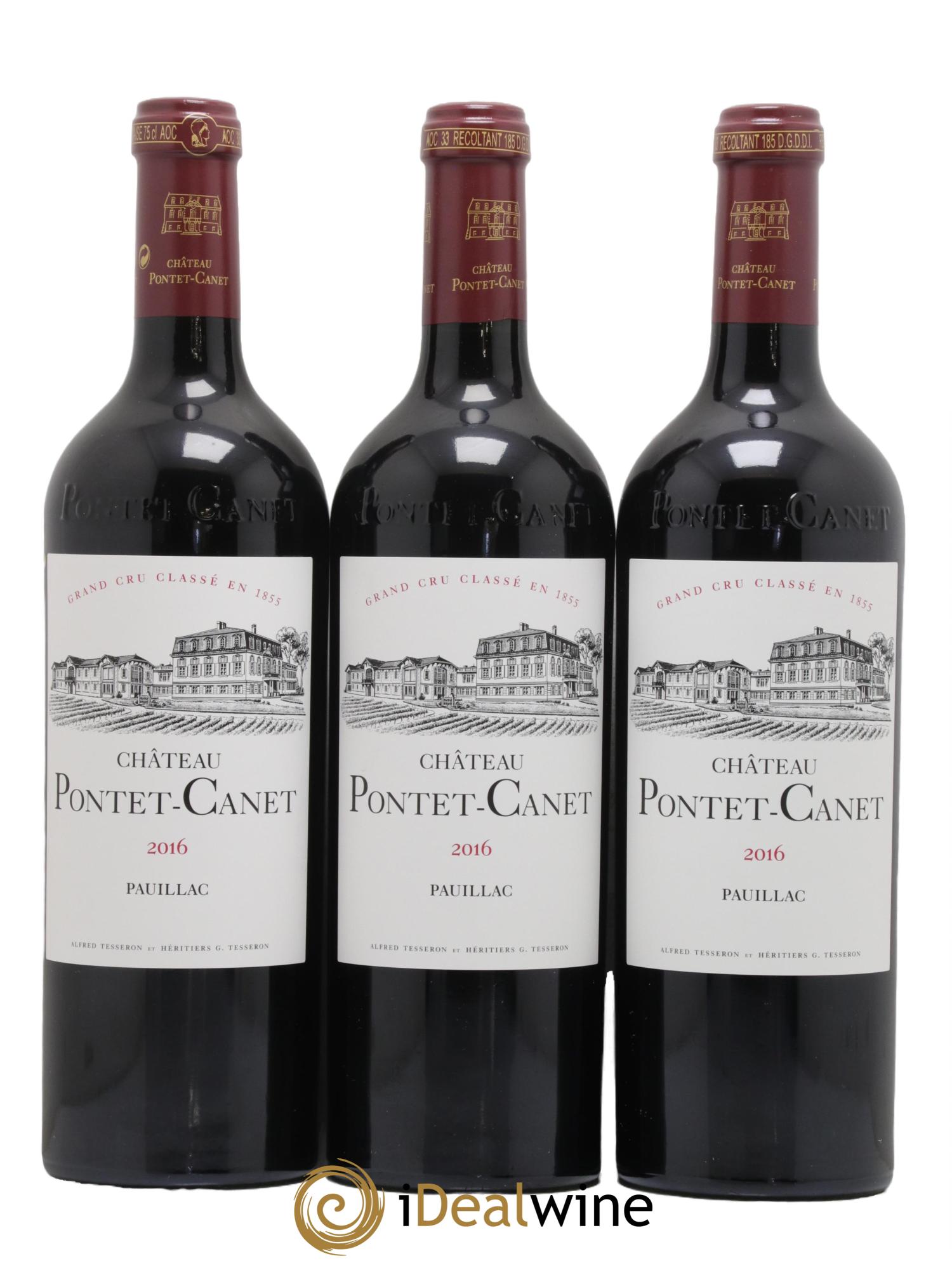 Château Pontet Canet 5ème Grand Cru Classé 2016 - Lot de 6 bouteilles - 2
