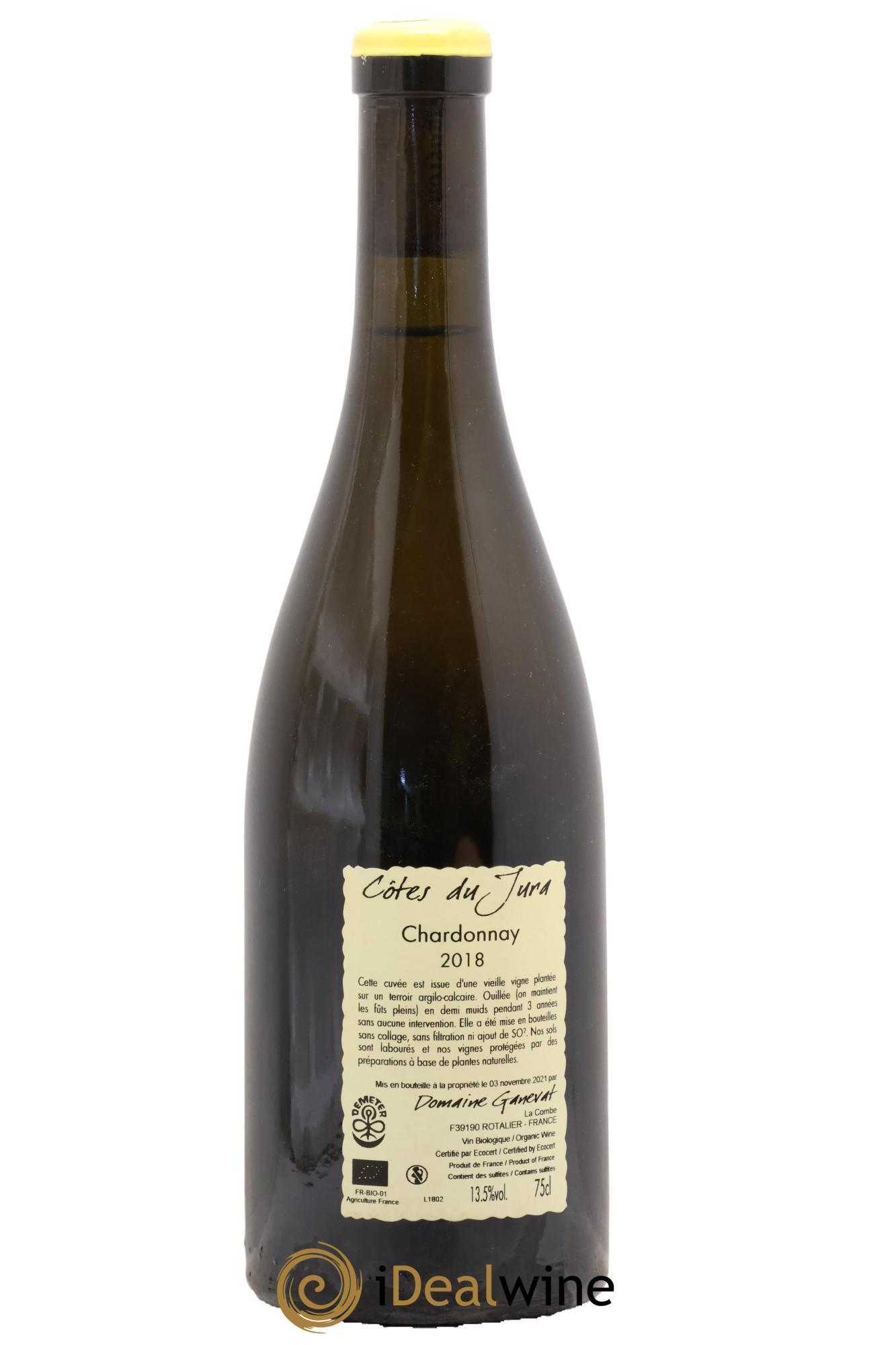 Côtes du Jura Les Chamois du Paradis Jean-François Ganevat (Domaine) 2018 - Lot de 1 bouteille - 1