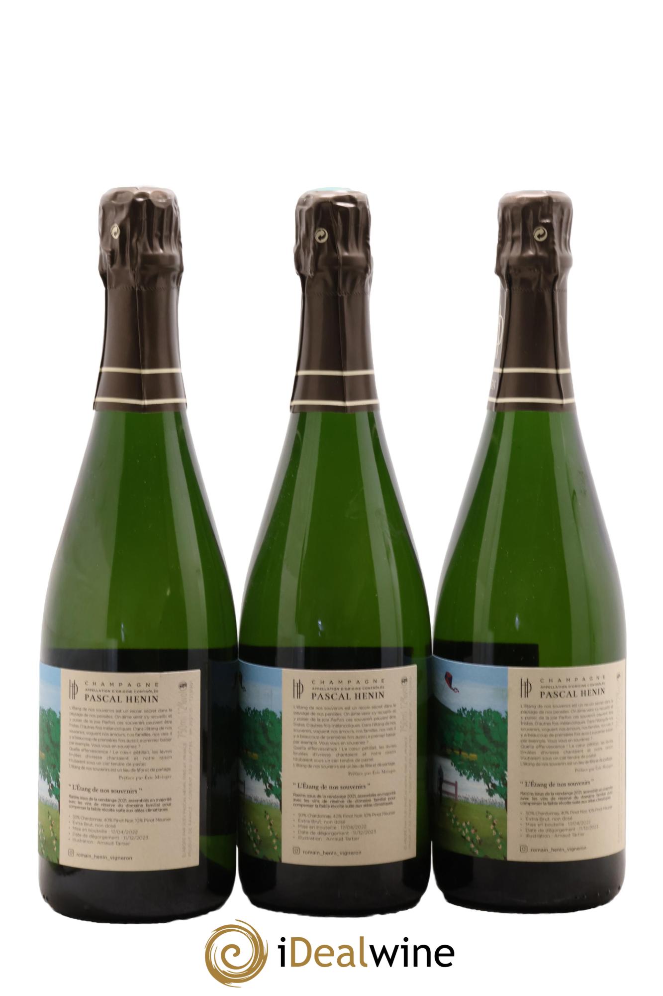 L'Etang de nos Souvenirs Romain Henin - Lot de 3 bouteilles - 1