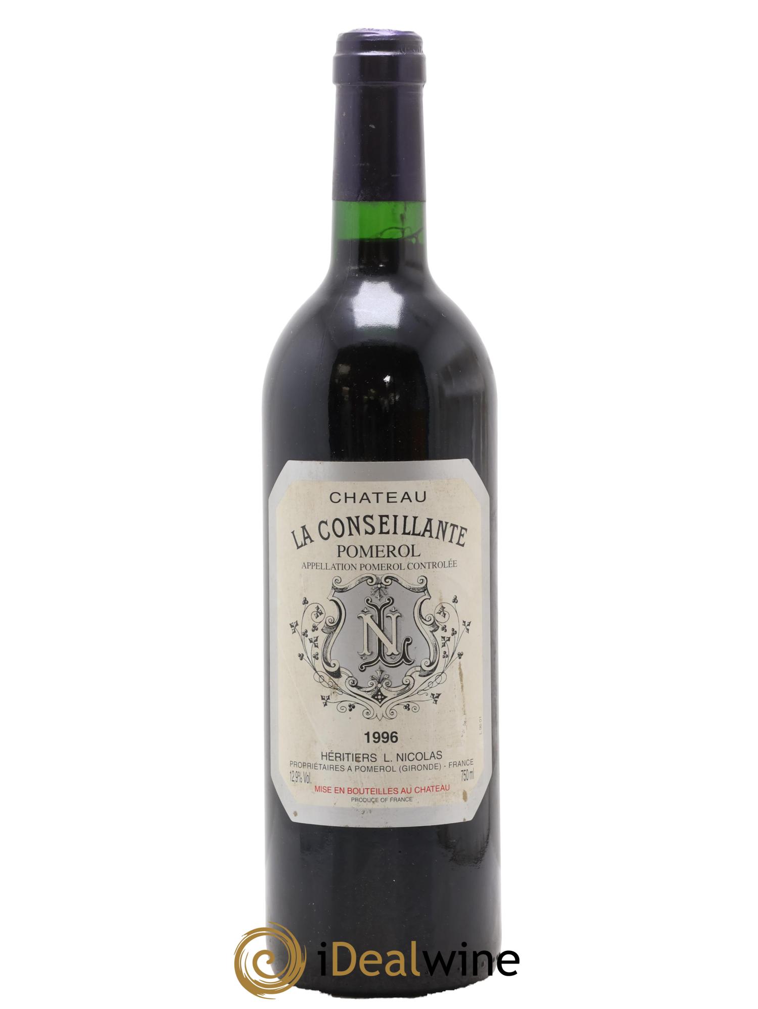 Château la Conseillante 1996 - Lot de 1 bouteille - 0