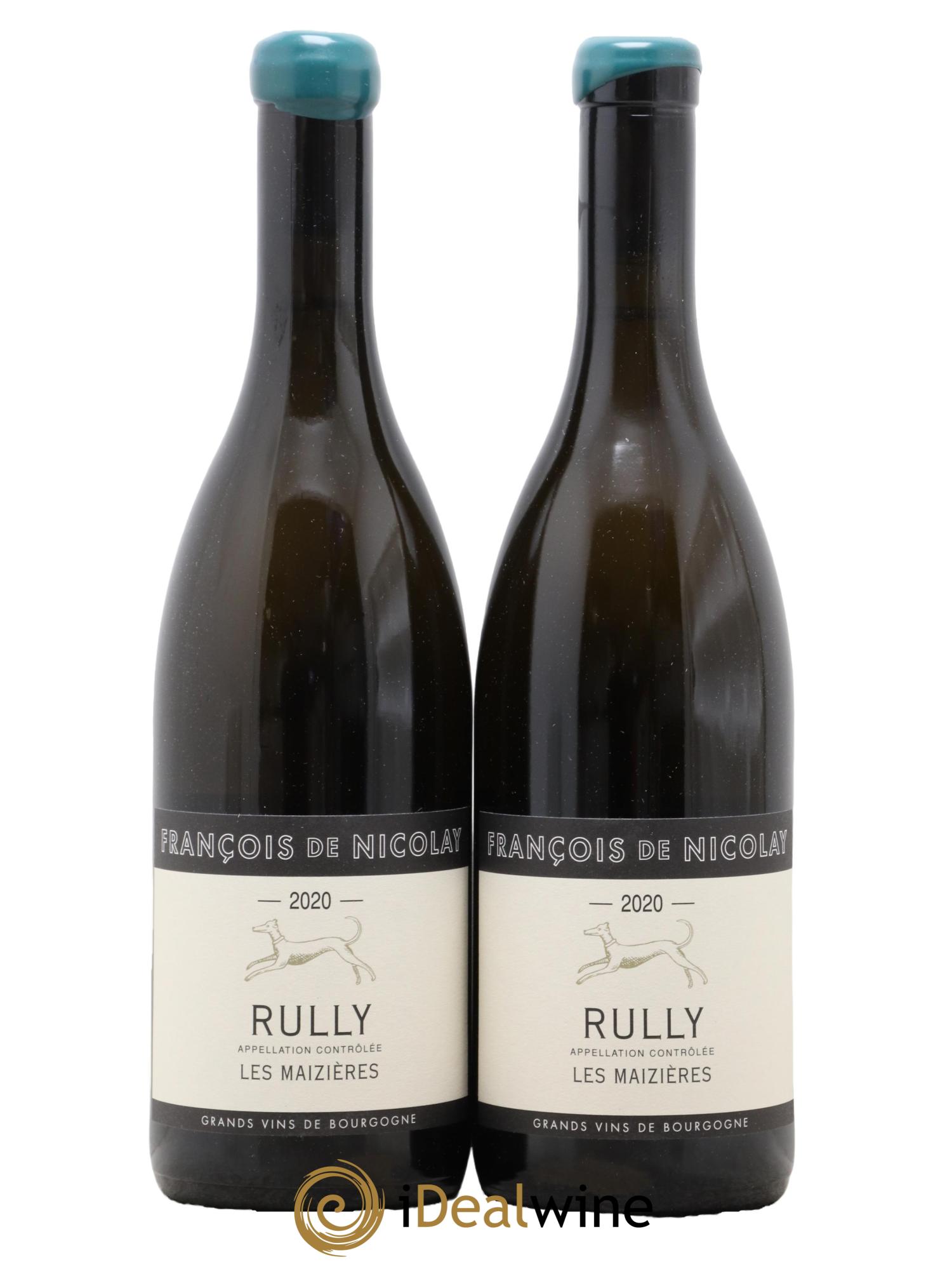 Rully Les Maizières François de Nicolay 2020 - Lot de 2 bouteilles - 0