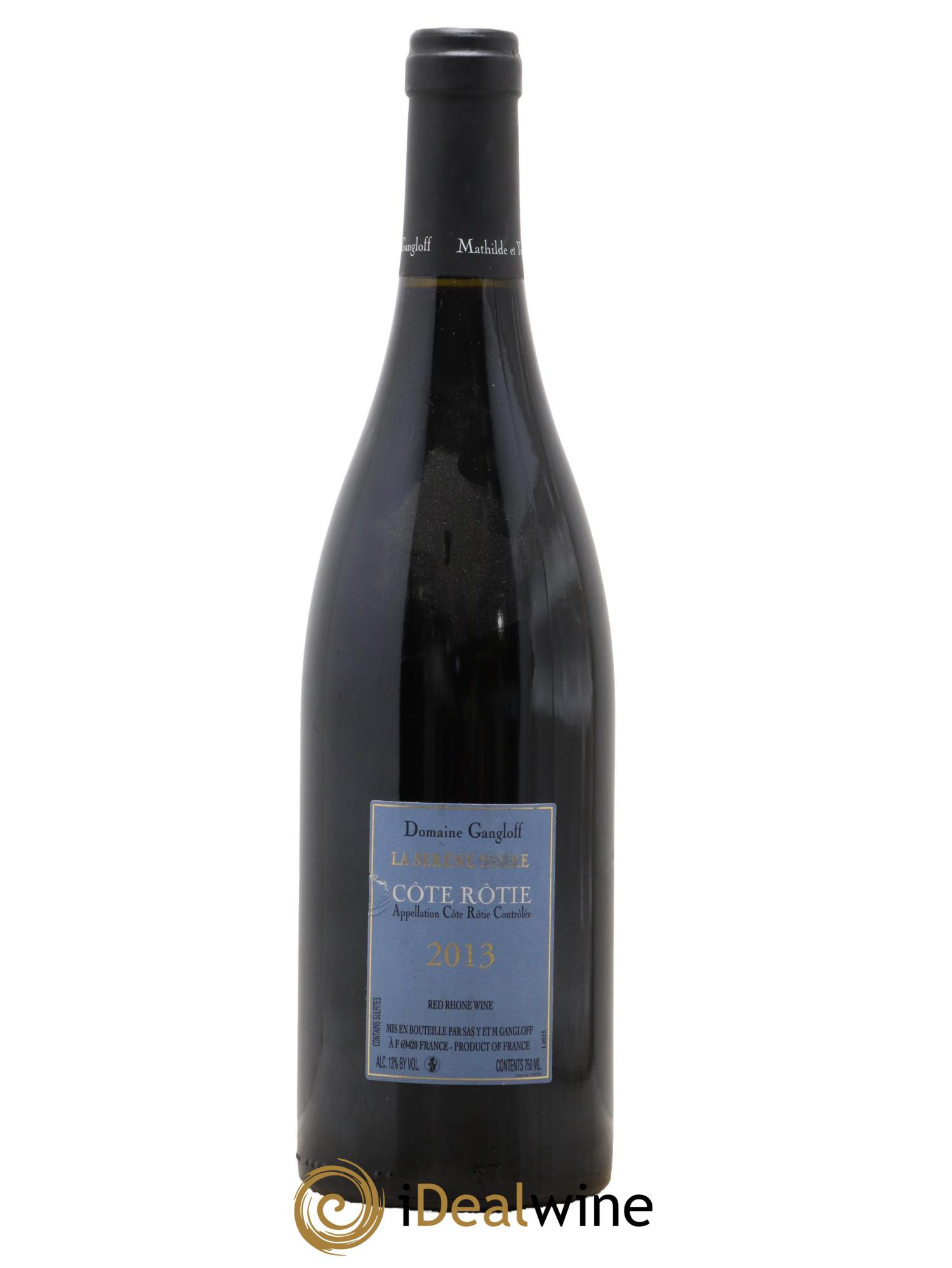 Côte-Rôtie La Sereine Noire Gangloff (Domaine)  2013 - Lot de 1 bouteille - 1