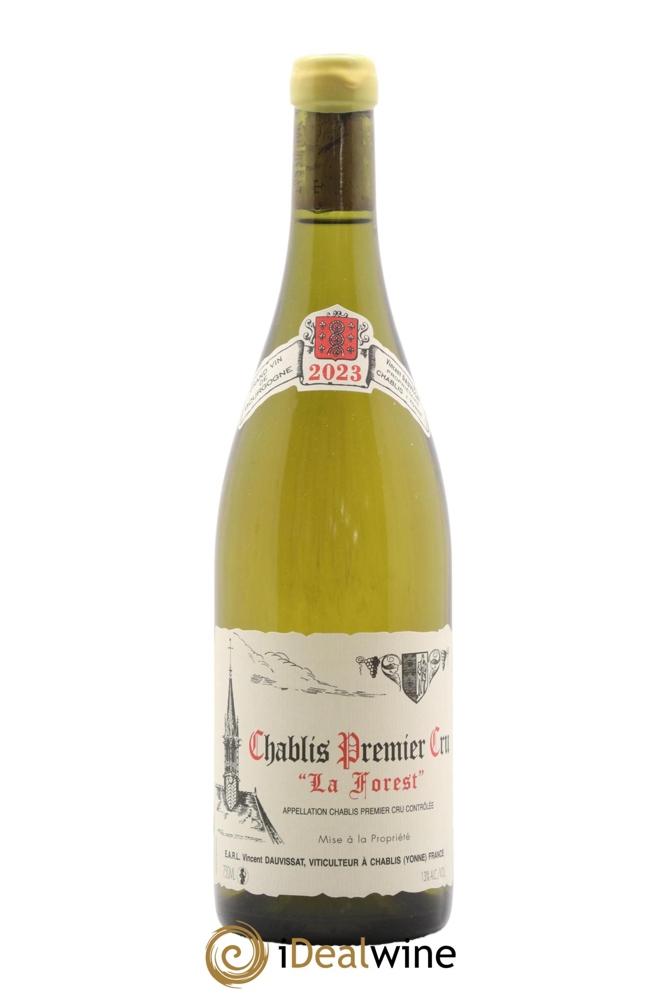Chablis 1er Cru La Forest Vincent Dauvissat (Domaine) 2023 - Lot de 1 bouteille - 0
