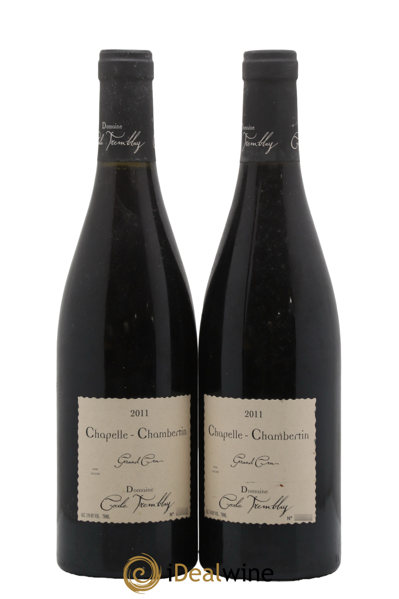 Chapelle-Chambertin Grand Cru Cécile Tremblay 2011 - Lotto di 2 bottiglie - 0