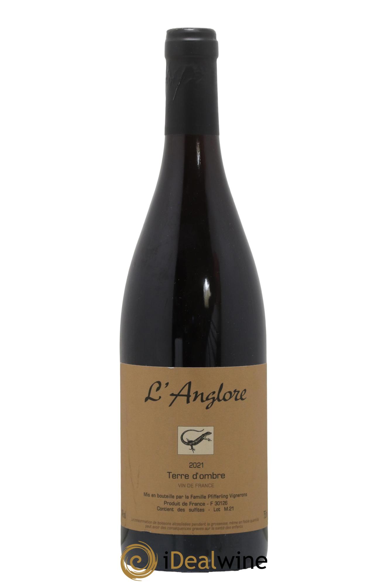 Vin de France Terre d'Ombre L'Anglore 2021 - Lotto di 1 bottiglia - 0