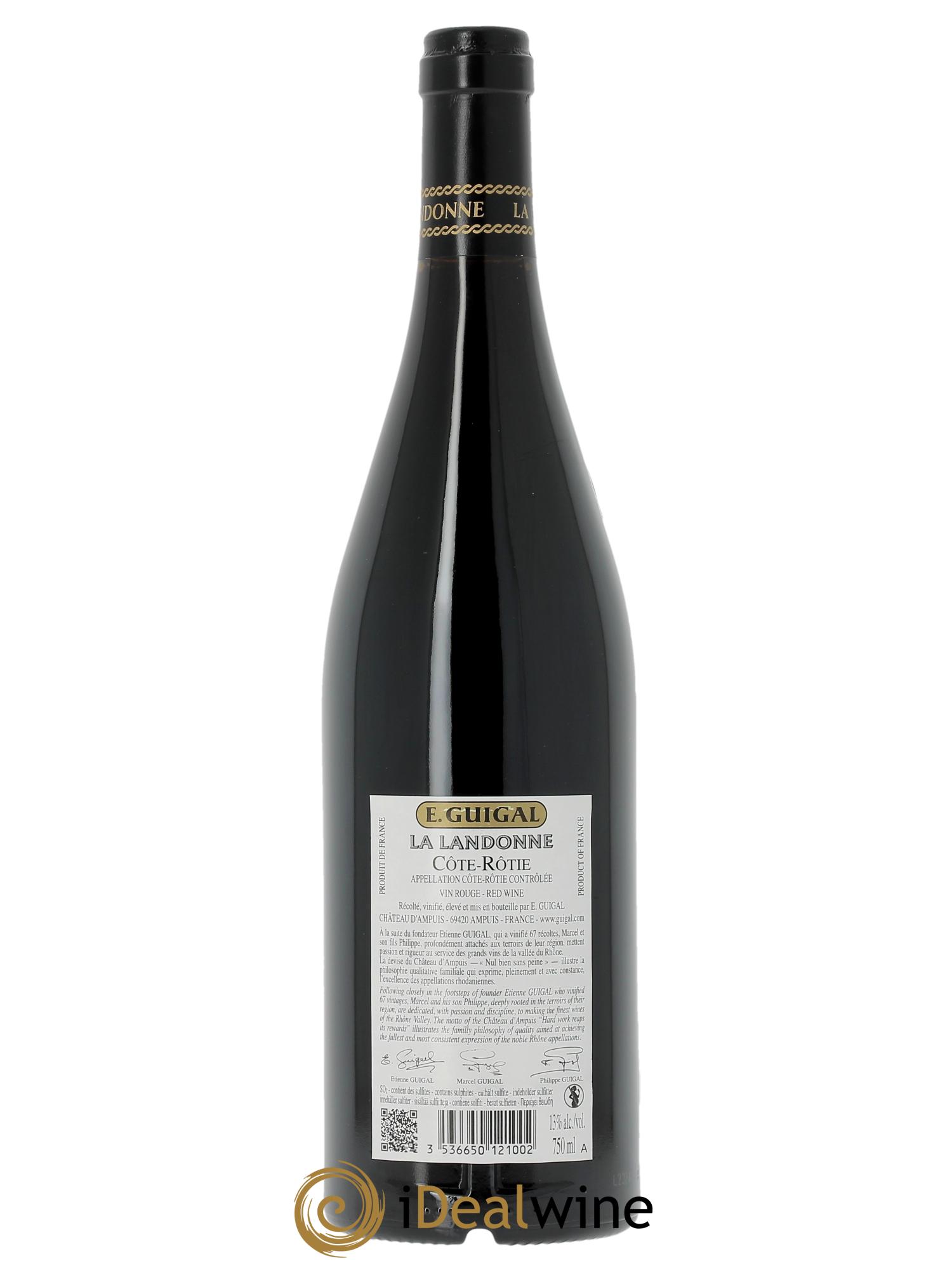 Côte-Rôtie La Landonne Guigal  2020 - Lot de 1 bouteille - 1