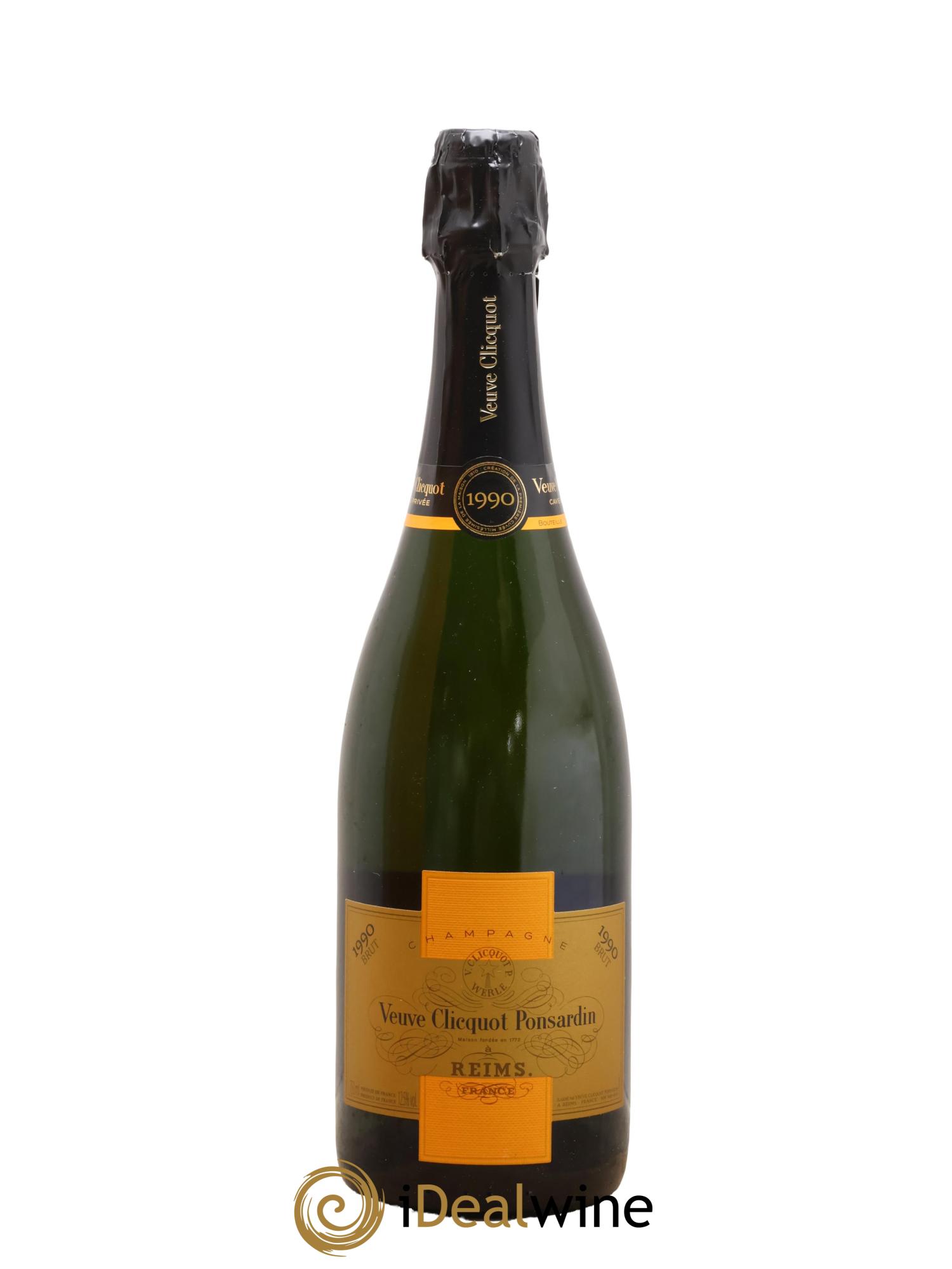 Cave privée Brut Veuve Clicquot 1990 - Posten von 1 Flasche - 1