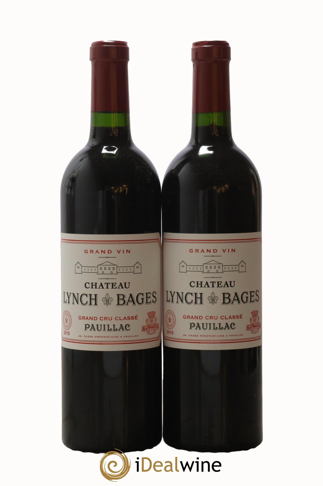 Château Lynch Bages 5ème Grand Cru Classé 2010 - Lot de 2 bouteilles - 0