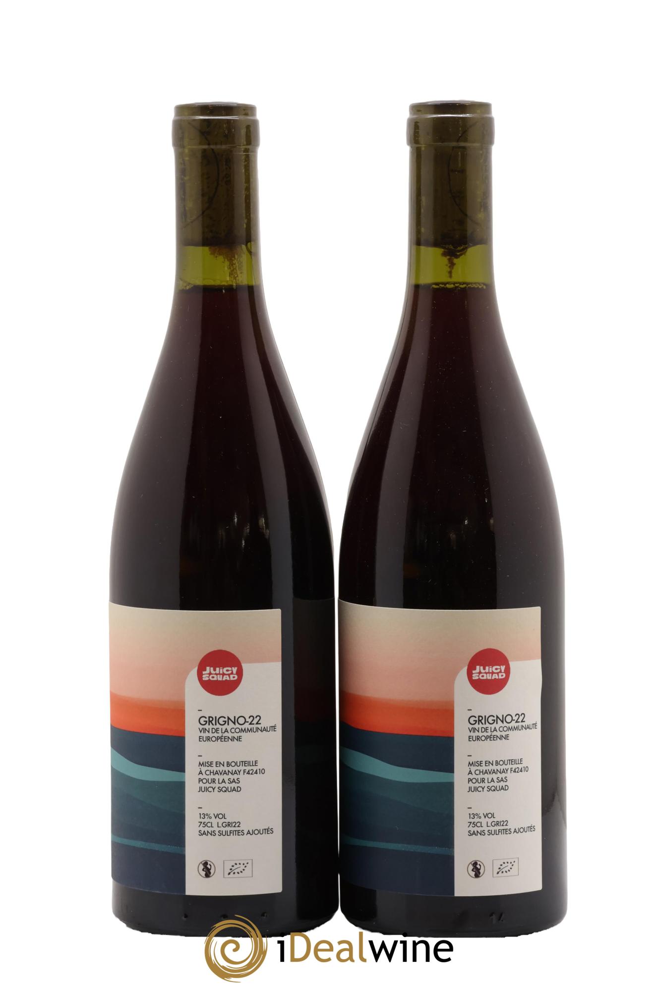 Vin de France Grigno Juicy Squad Thibaud Capellaro 2022 - Lot de 2 bouteilles - 1