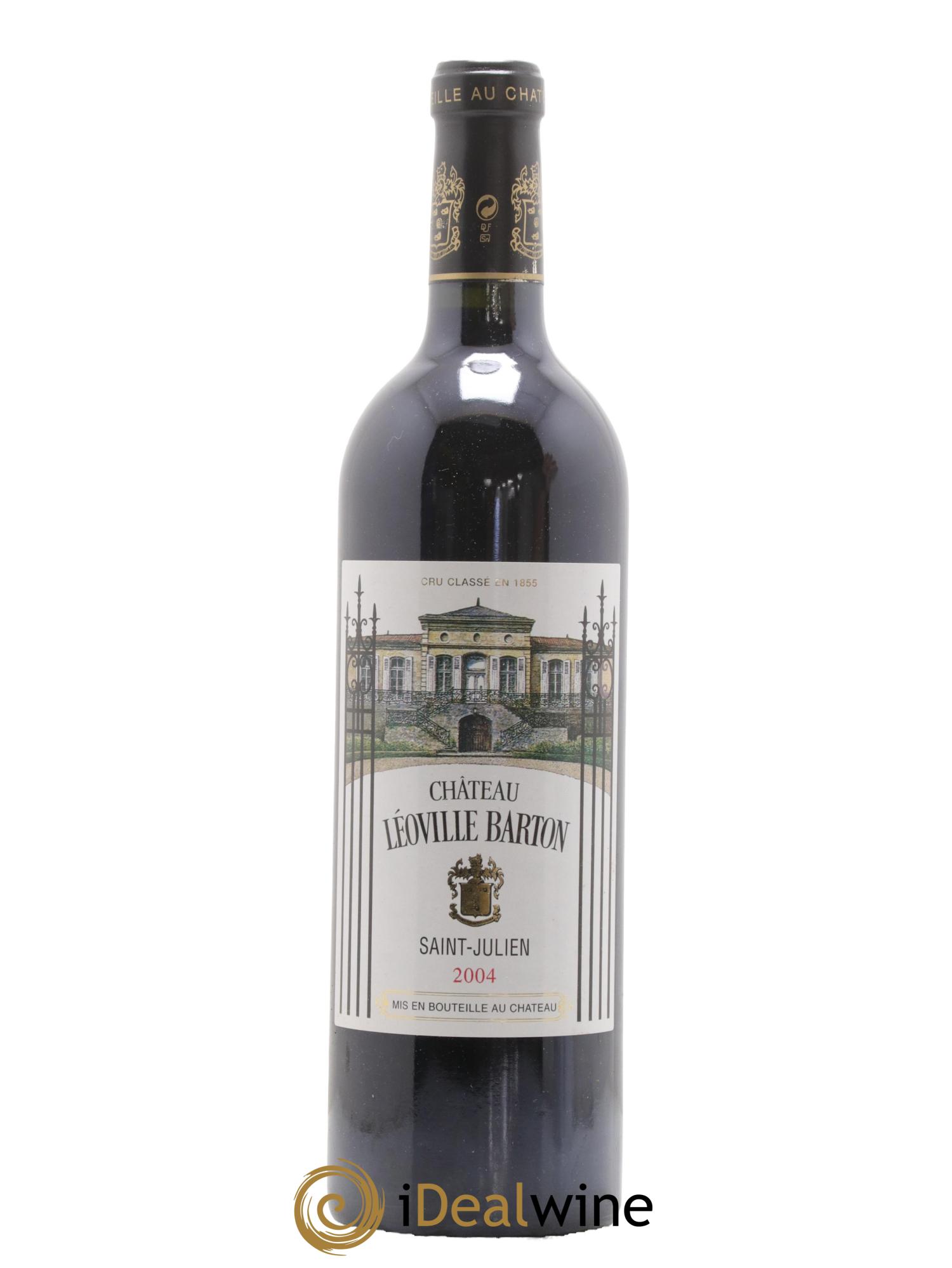Château Léoville Barton 2ème Grand Cru Classé 2004 - Lot de 1 bouteille - 0