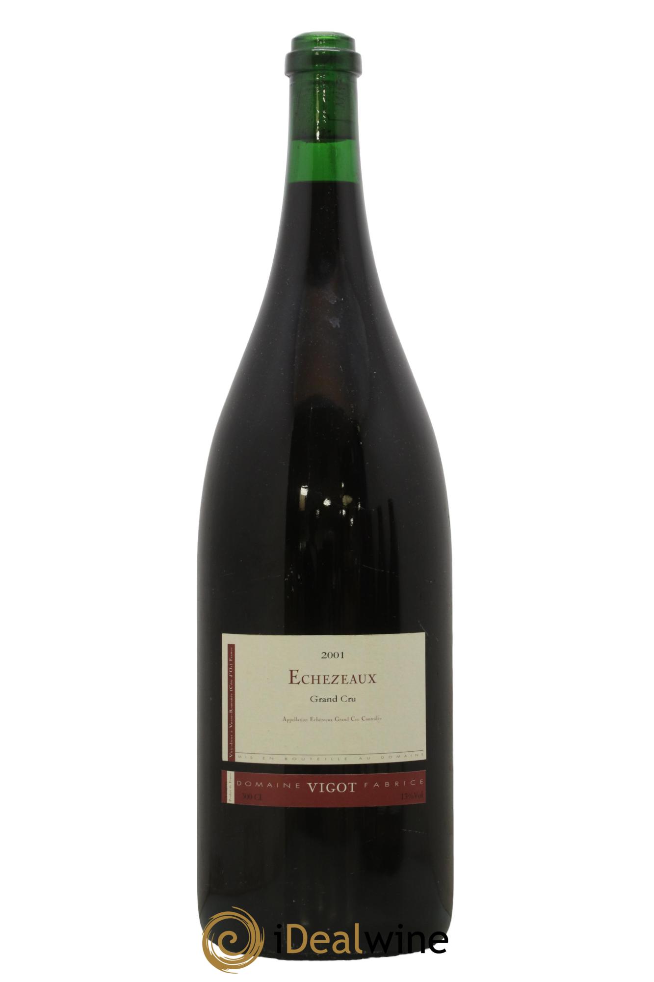 Echezeaux Grand Cru Fabrice Vigot 2001 - Lot de 1 double magnum - 0