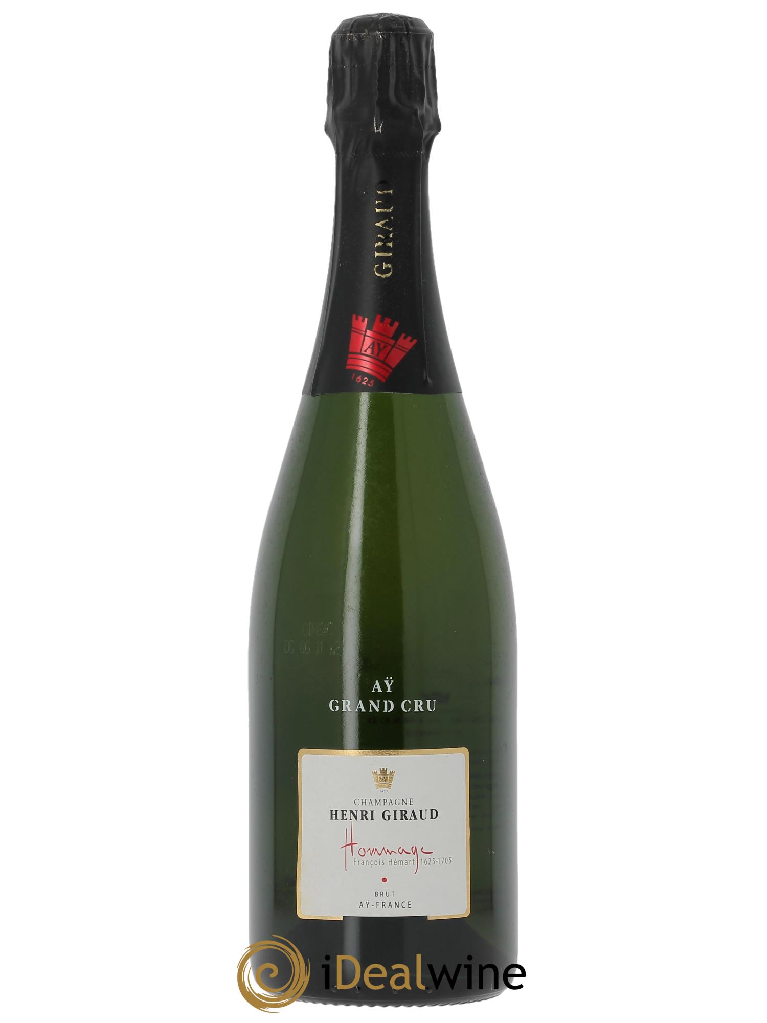 Hommage à François Hémart Henri Giraud - Lot de 1 bouteille - 0
