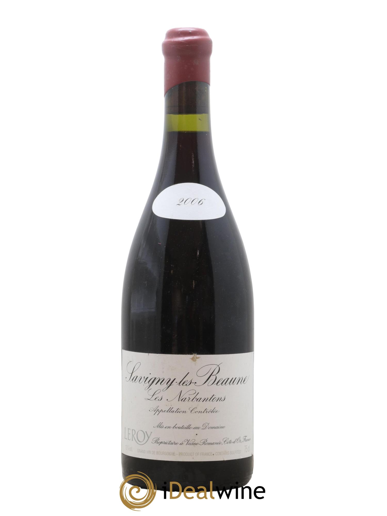 Savigny-lès-Beaune 1er Cru Les Narbantons Leroy (Domaine) 2006 - Lot de 1 bouteille - 0