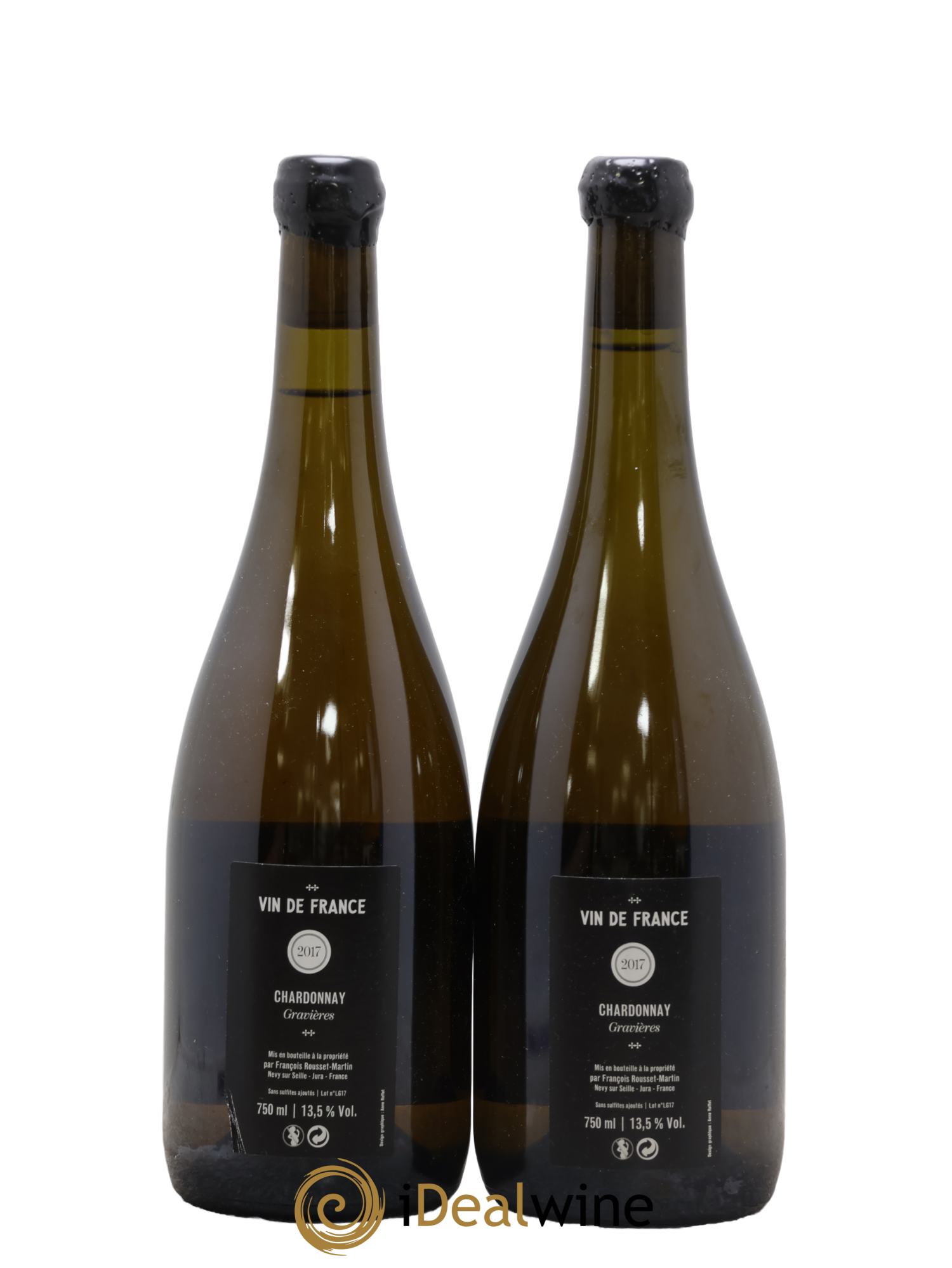 Vin de France Gravières François Rousset Martin 2017 - Lot de 2 bouteilles - 1