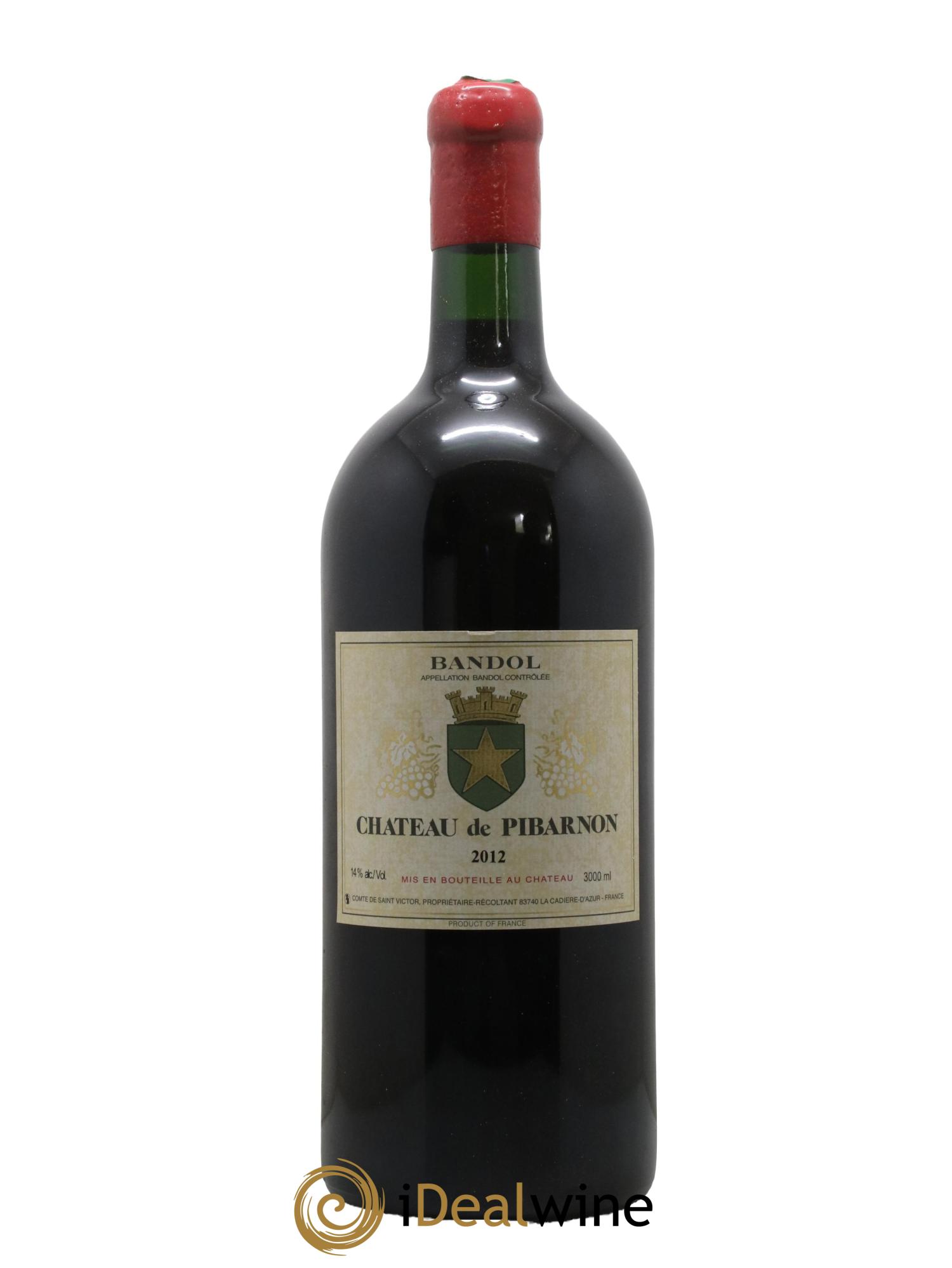 Bandol Château de Pibarnon Comte de Saint-Victor 2012 - Lot de 1 double magnum - 0