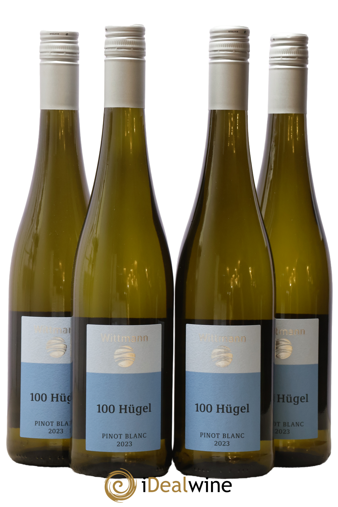 Allemagne Rheinhessen Trocken 100 Hugel Pinot Blanc Wittmann 2023 - Lot de 4 bouteilles - 0