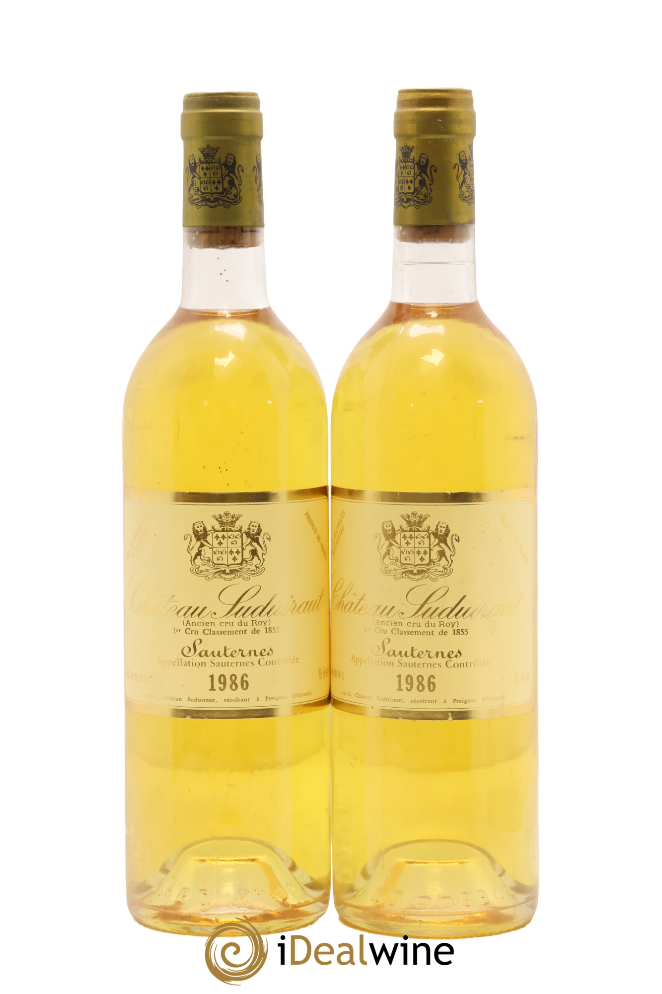 Château Suduiraut 1er Grand Cru Classé 1986 - Lot de 2 bouteilles - 0