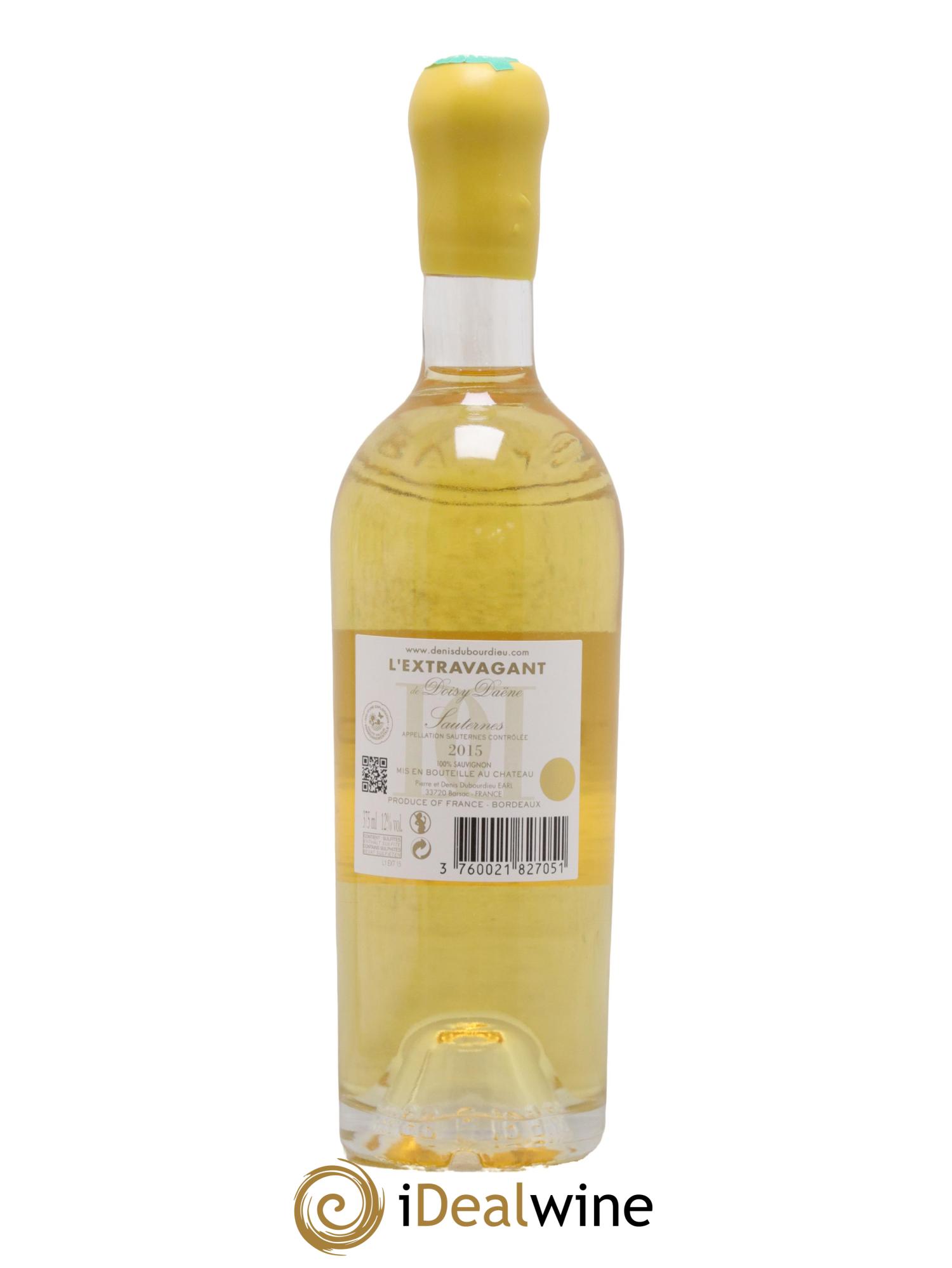 L'Extravagant de Doisy Daëne 2015 - Posten von 1 Demi-Flasche - 1