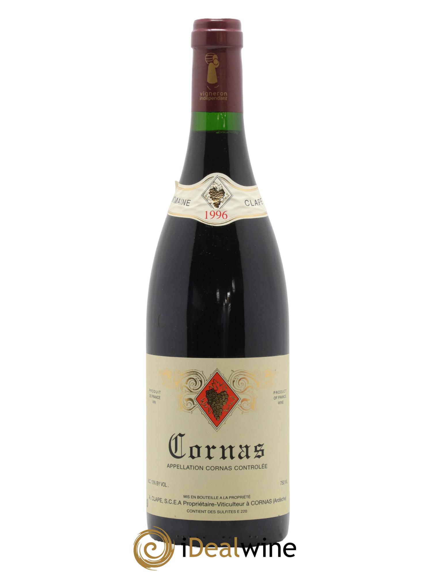 Cornas Auguste Clape 1996 - Posten von 1 Flasche - 0
