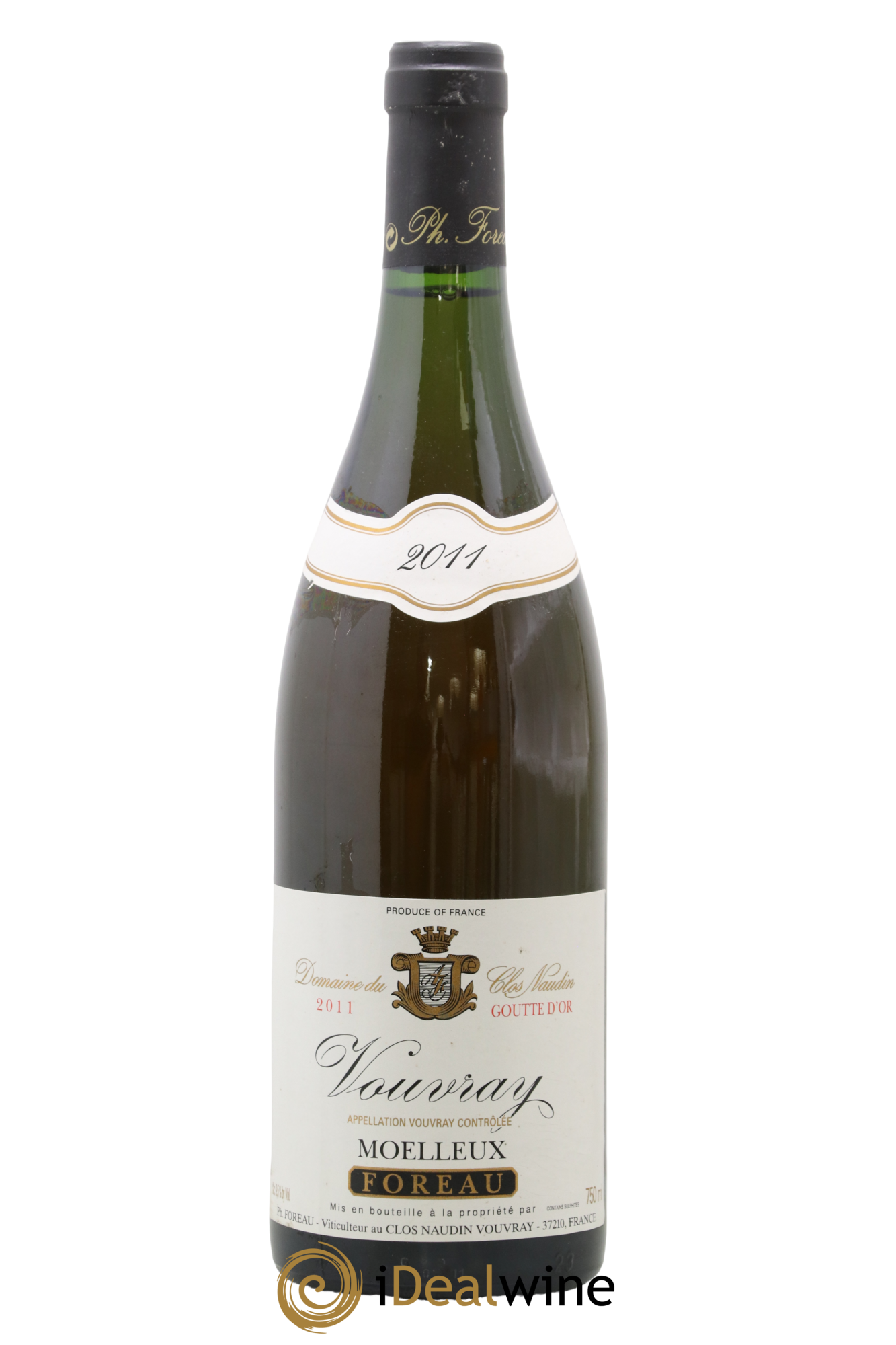Vouvray Goutte d'Or Clos Naudin - Philippe Foreau 2011 - Lot de 1 bouteille - 0