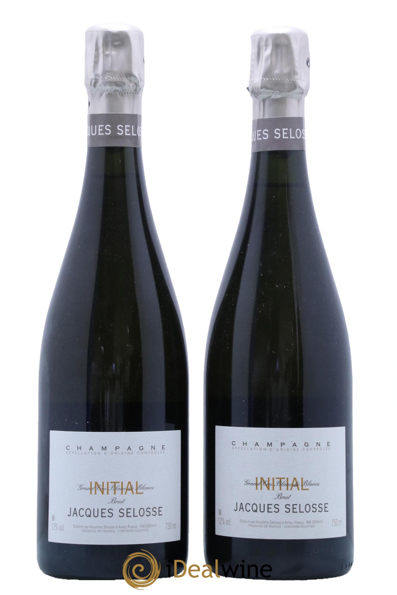 Initial Brut Jacques Selosse - Lot de 2 bouteilles - 0